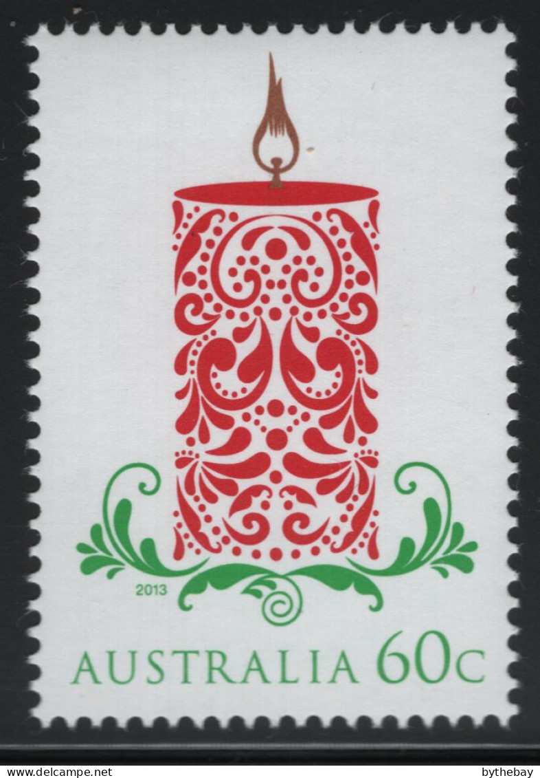 Australia 2013 MNH Sc 4011 60c Candle Christmas - Mint Stamps