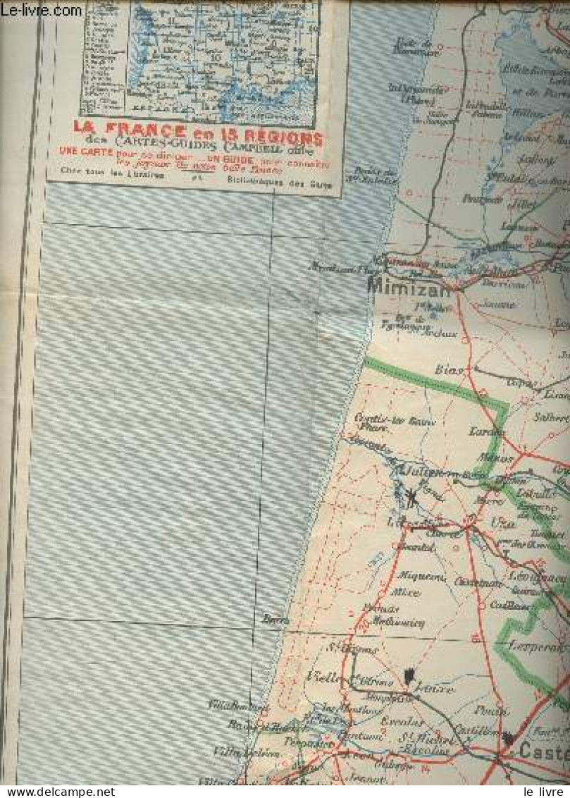 Cartes Blondel La Rougery- Collection Des Cartes Départementales De La France N°40 Landes- Au 200.000e - Collectif - 192 - Maps/Atlas