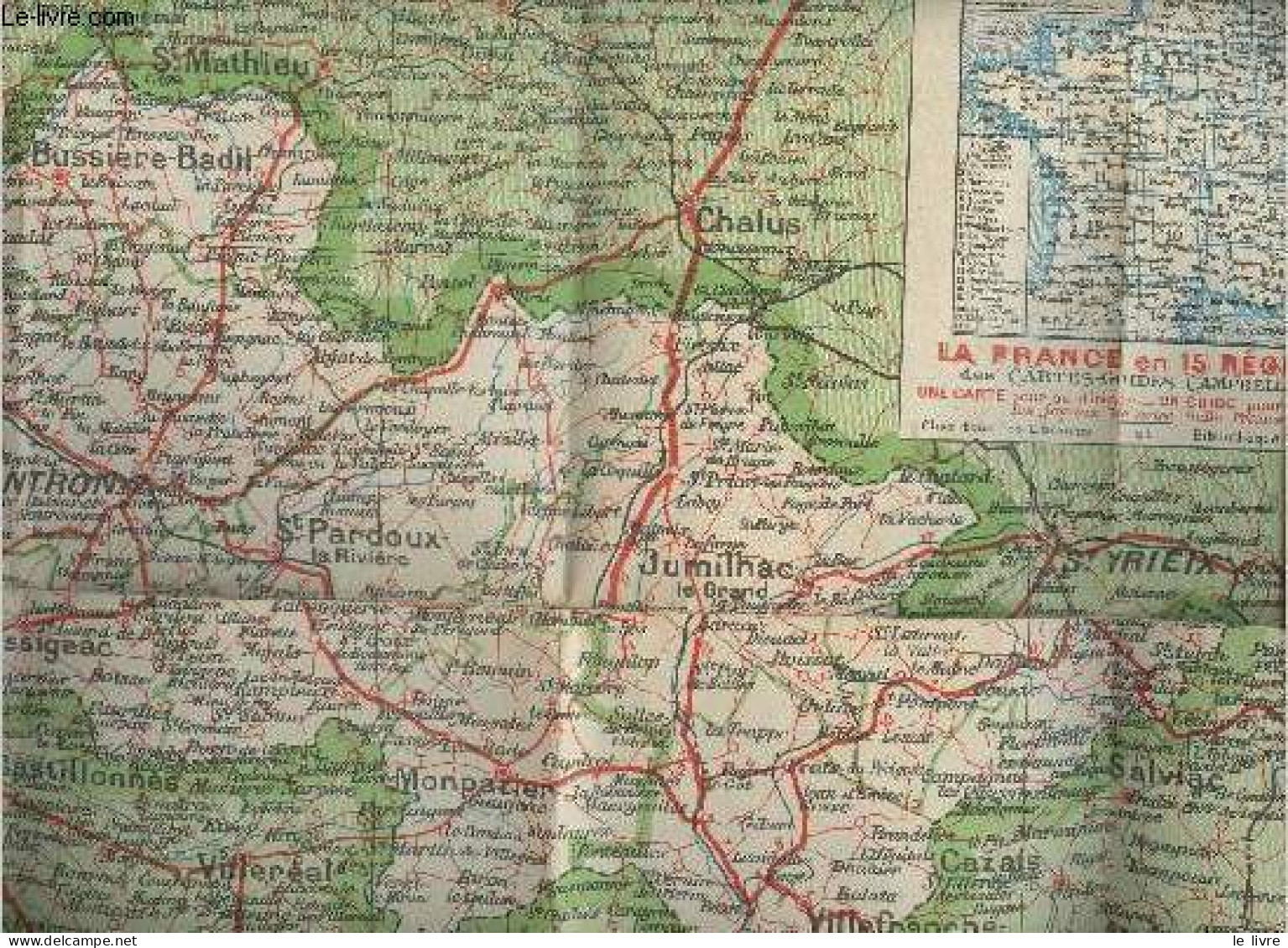 Collection Des Cartes Départementales De La France N°24 Dordogne Au 200.000e- Cartes Blondel De La Rougery - Collectif - - Maps/Atlas