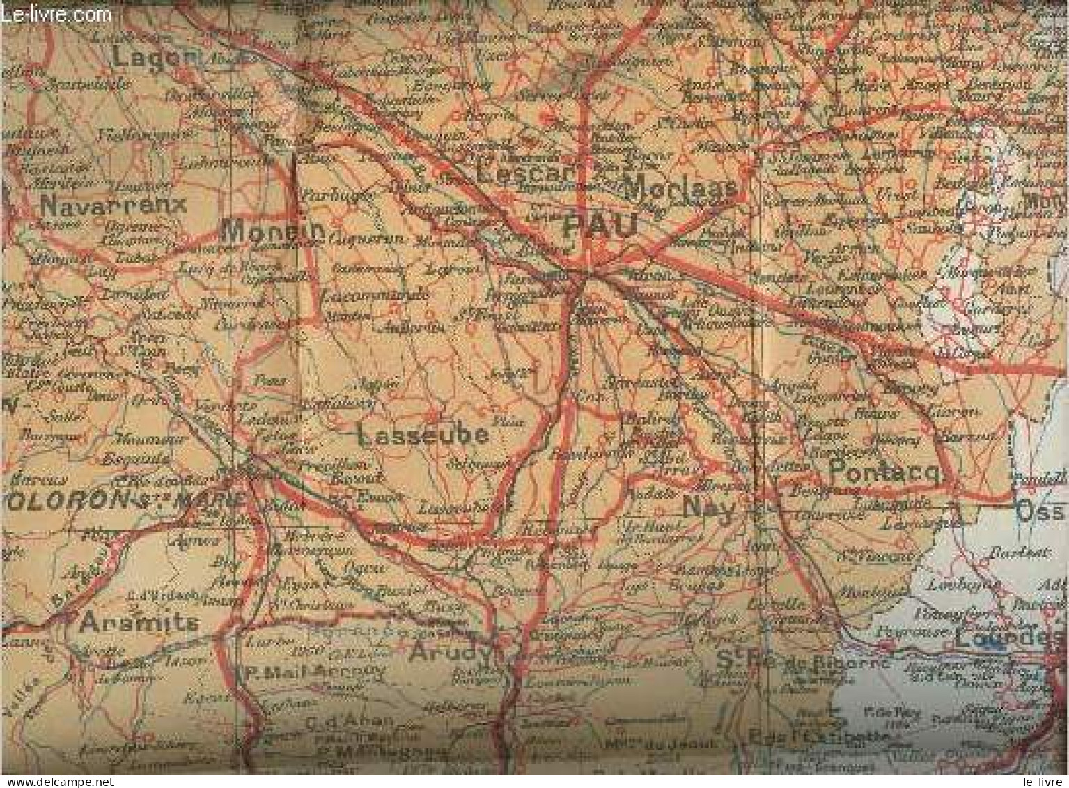 Collection De Cartes Départementales De La France Au 200.000e N°64 Basses Pyrénées - Collectif - 1930 - Maps/Atlas