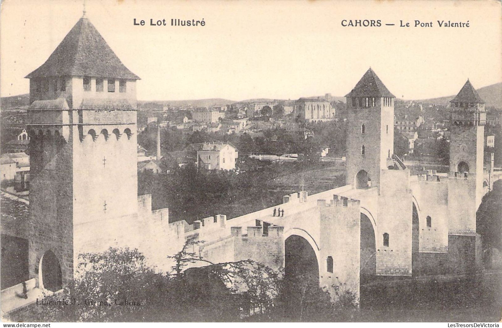 FRANCE - 46 - CAHORS - Le Pont Valentré - Carte Postale Ancienne - Cahors