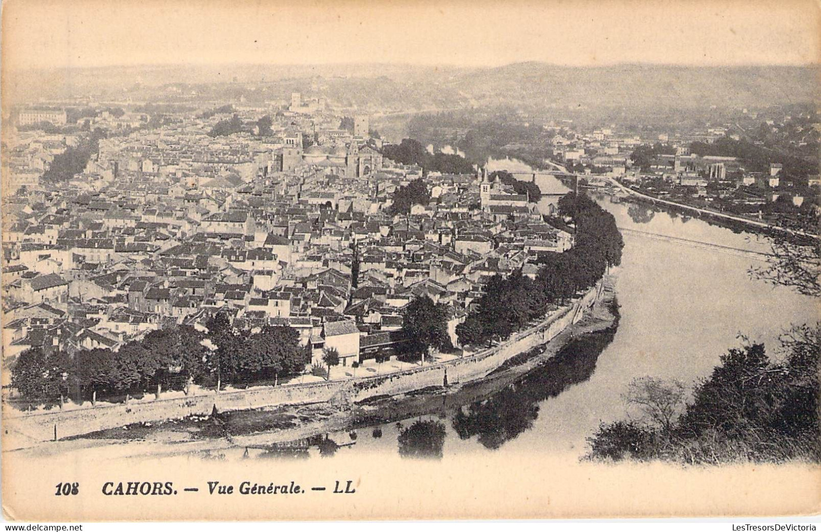 FRANCE - 46 - CAHORS - Vue Générale - LL - Carte Postale Ancienne - Cahors