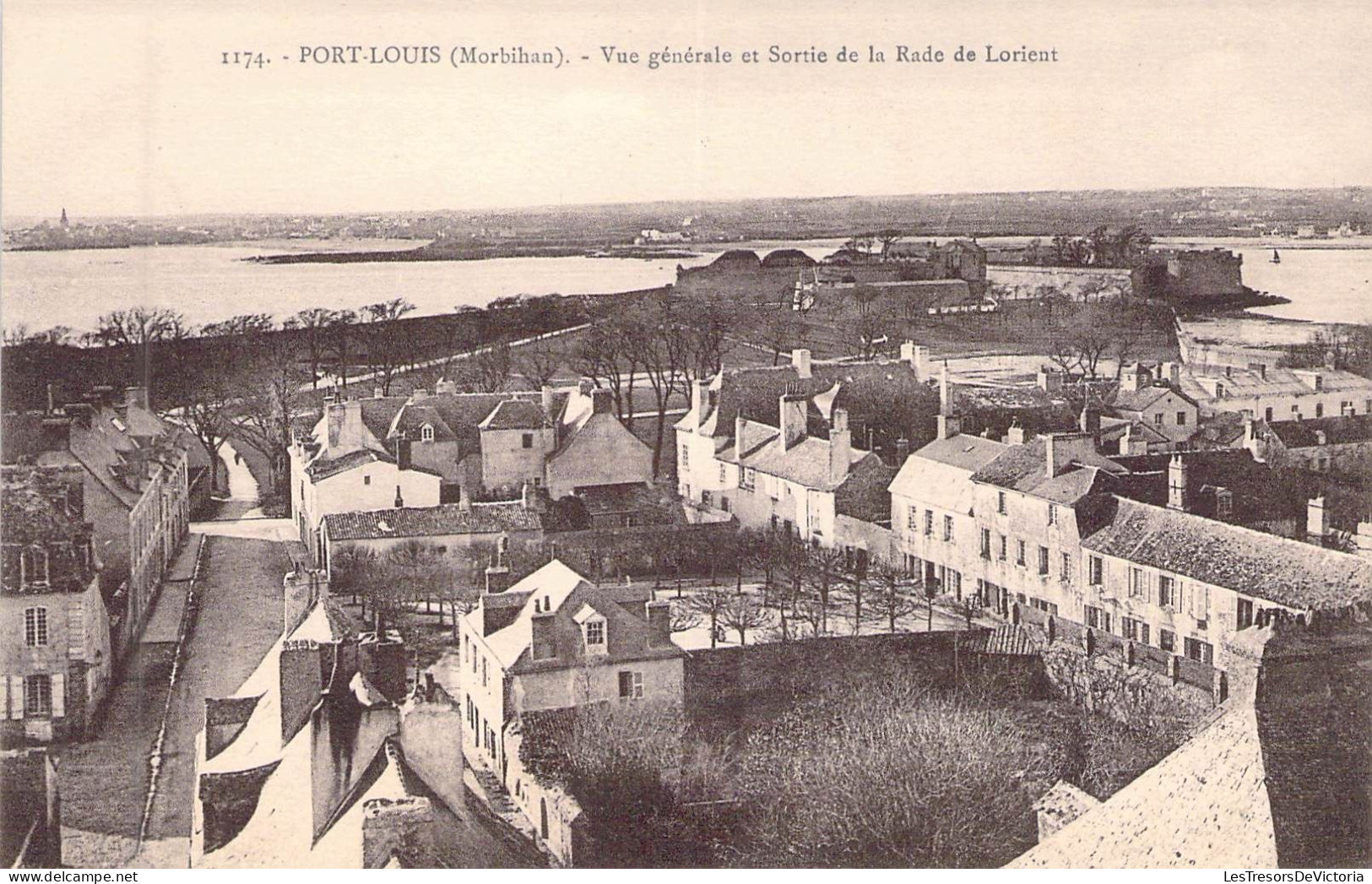 FRANCE - 56 - PORT LOUIS - Vue Générale Et Sortie De La Rade De Lorient - Carte Postale Ancienne - Port Louis