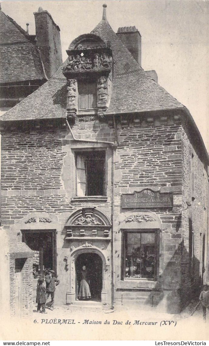 FRANCE - 56 - PLOERMEL - Maison Du Duc De Mercoeur XVe - Carte Postale Ancienne - Ploërmel