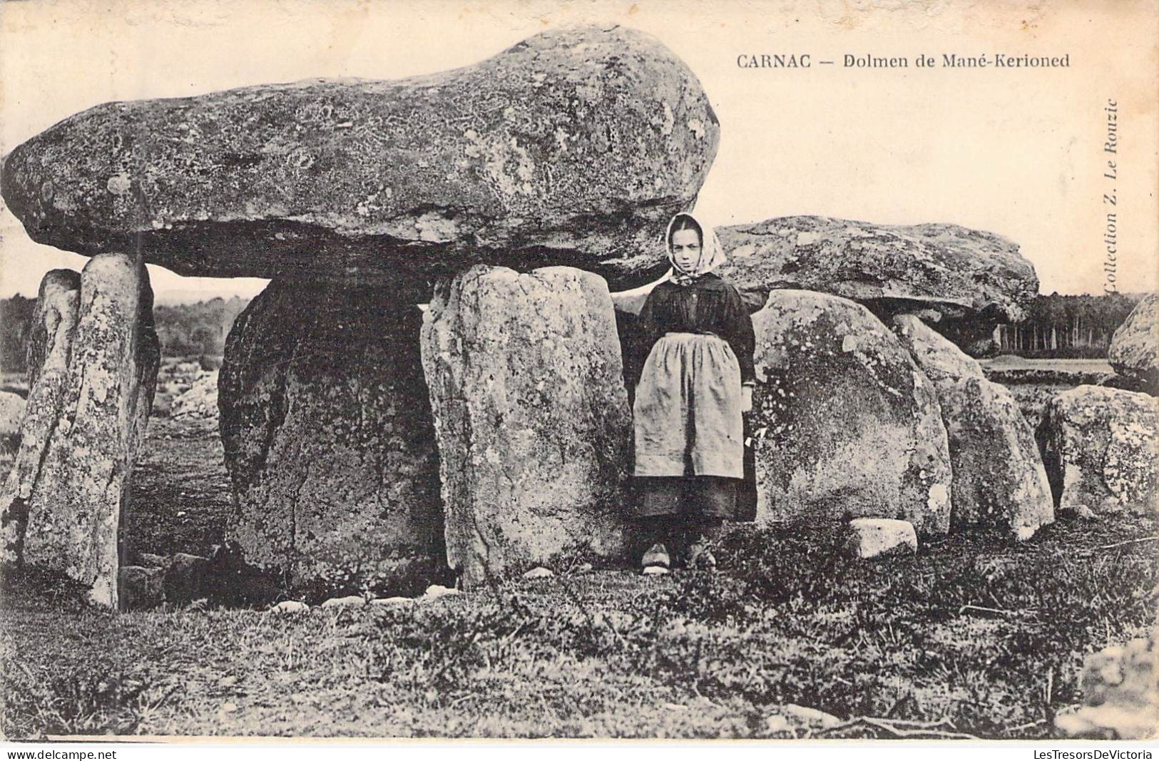 FRANCE - 56 - CARNAC - Dolmen De Mané Rerioned - Carte Postale Ancienne - Carnac