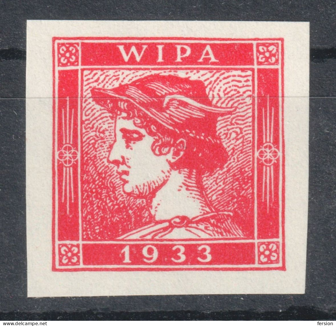 MERCUR Mercury 1851 Mythology Newspaper WIPA 1933 Austria Wien Vienna Stamp Exhibition CINDERELLA LABEL VIGNETTE Reprint - Newspapers