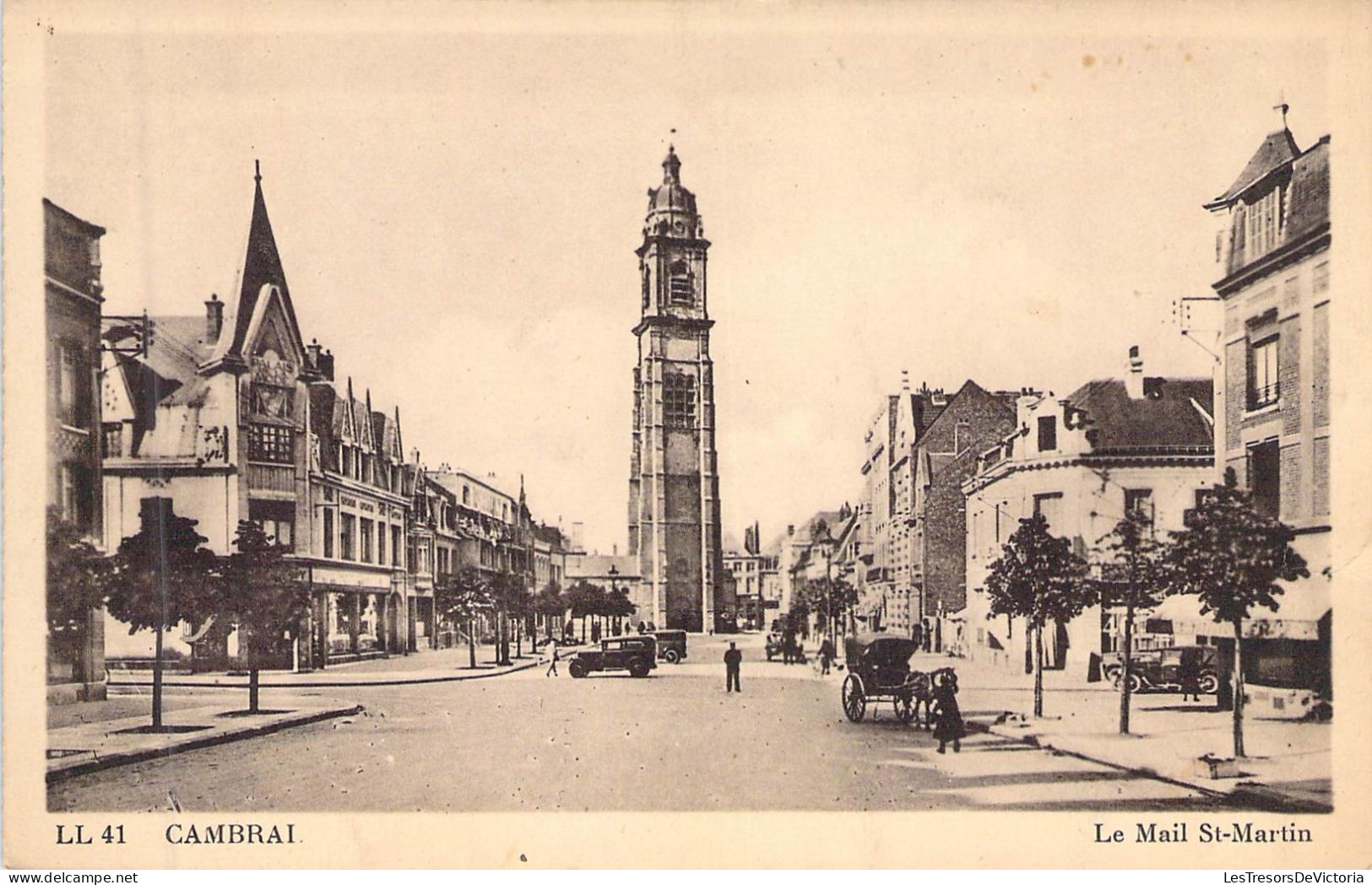 FRANCE - 59 - CAMBRAI - Le Mail St Martin - Carte Postale Ancienne - Cambrai