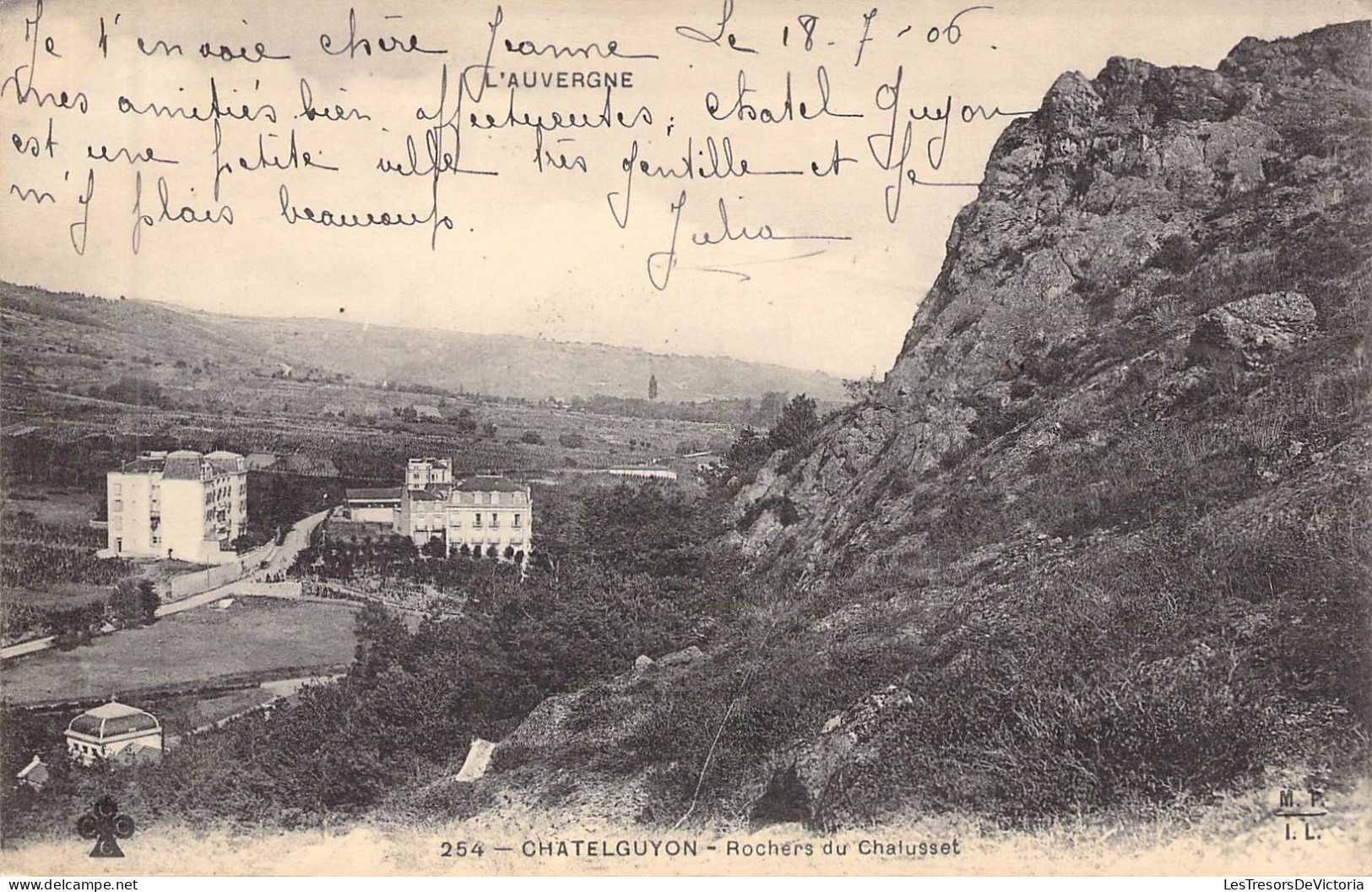 FRANCE - 63 - CHATERGUYON - Rochers Du Chalusset - Carte Postale Ancienne - Châtel-Guyon