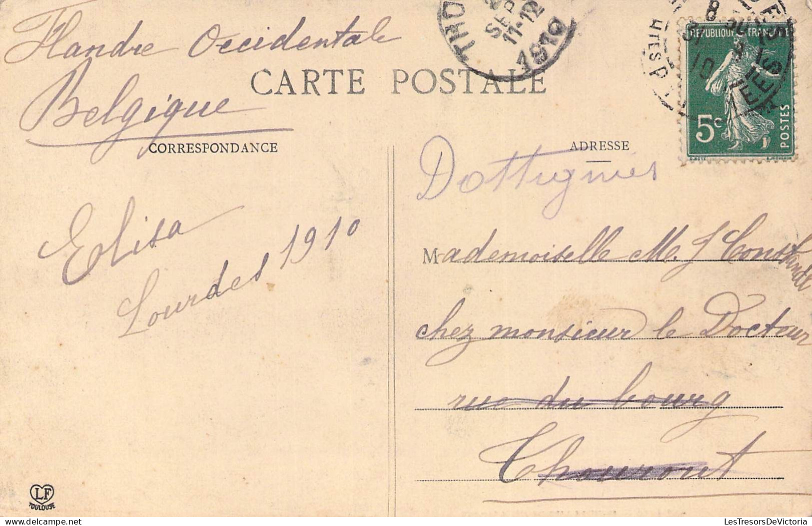 FRANCE - 65 - LOURDES - Souvenir De Lourdes - Carte Postale Ancienne - Lourdes