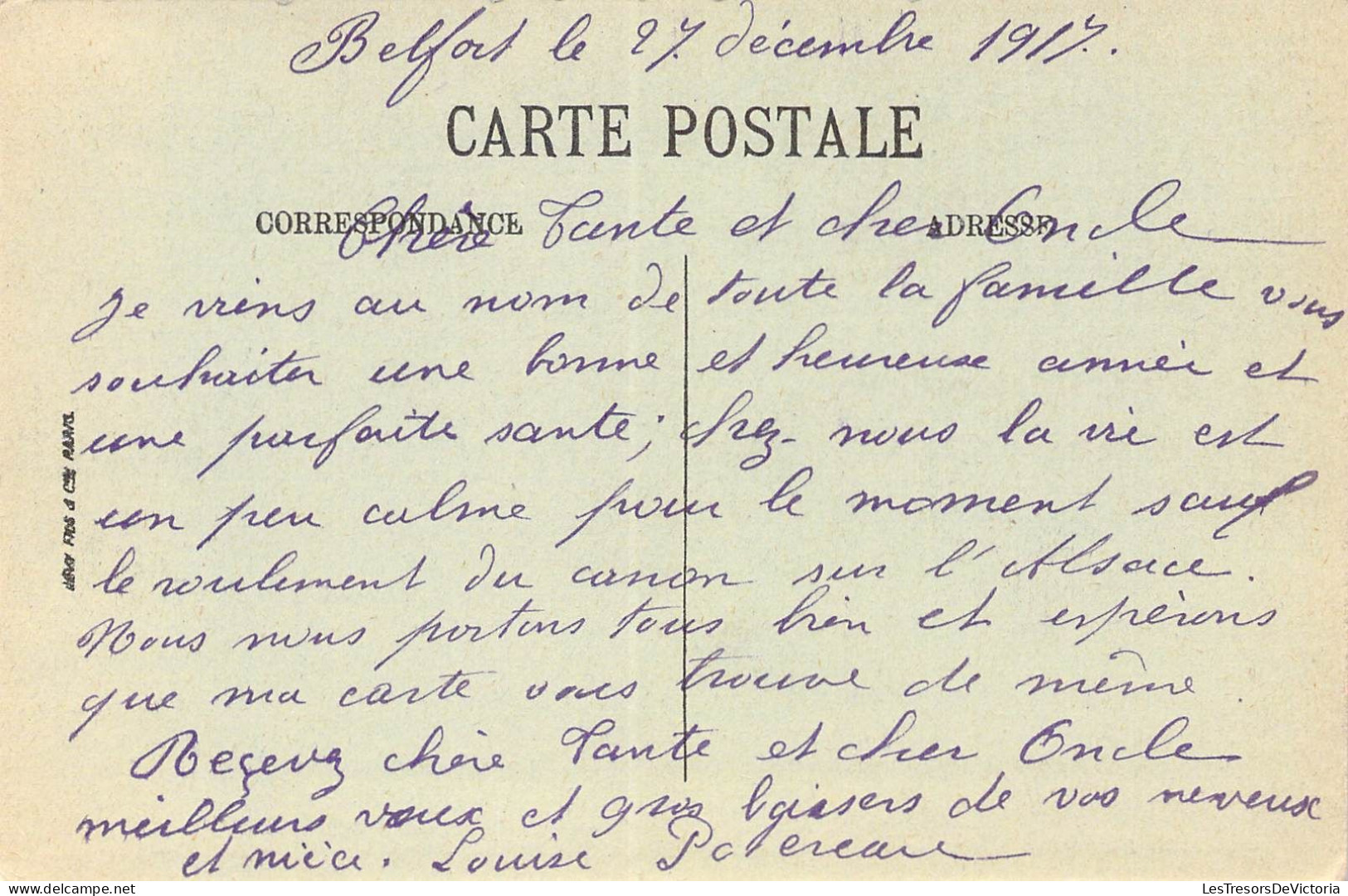 FRANCE - 67 - DANNEMARIE - Rue St Léonard - LL - Carte Postale Ancienne - Autres & Non Classés