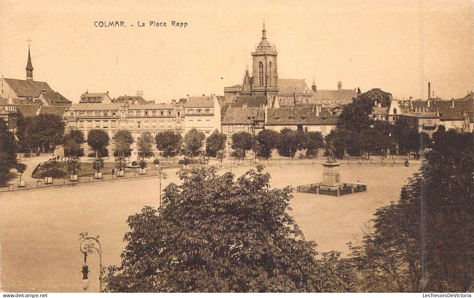 FRANCE - 68 - COLMAR - La Place Rapp - Edition Ittel - Carte Postale Ancienne - Colmar