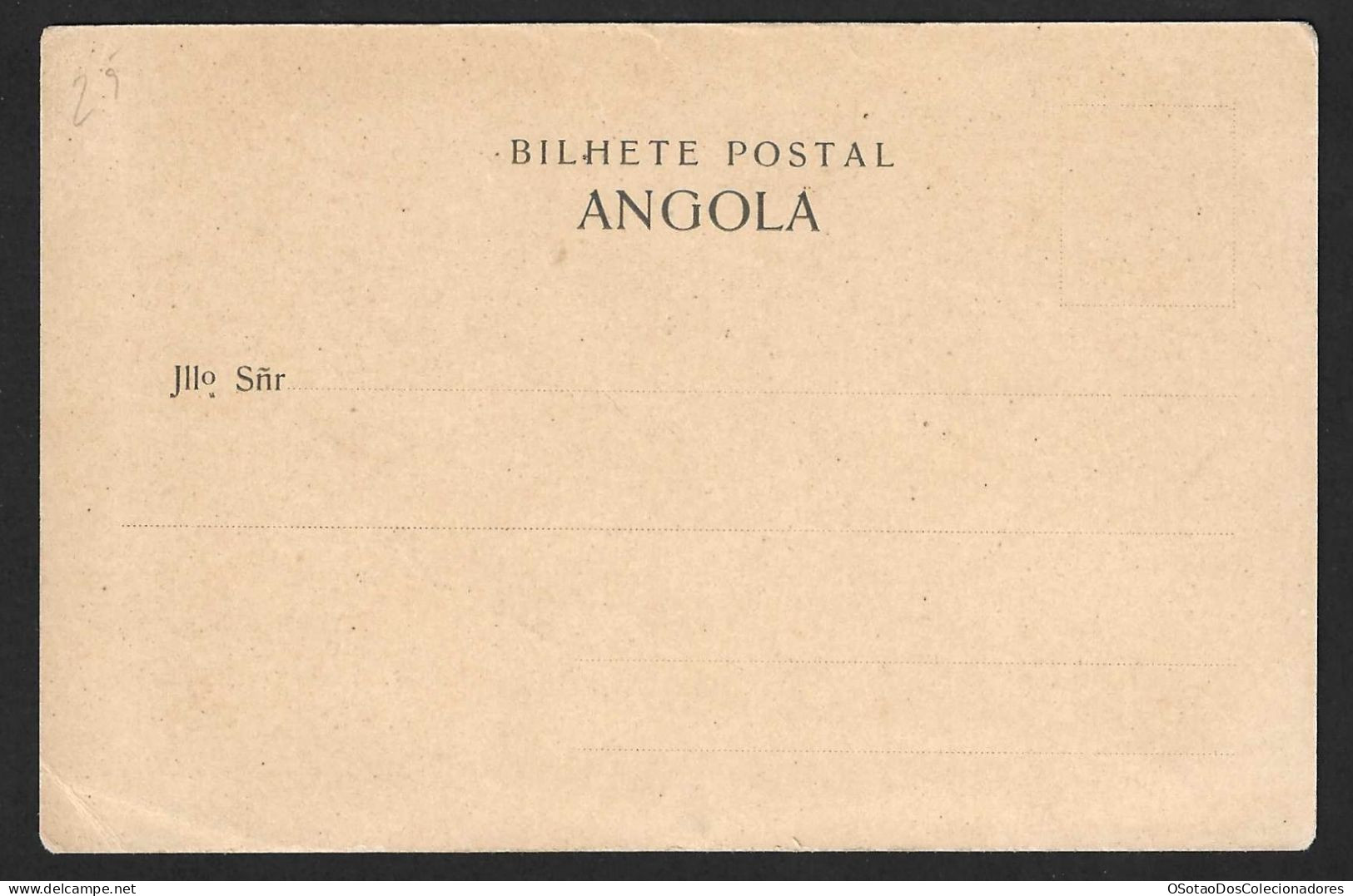 Postal Angola - Mossamedes - Rua Da Praia Do Bomfim - Edição De Osorio, Delgado & Bandeira - CPA - Angola