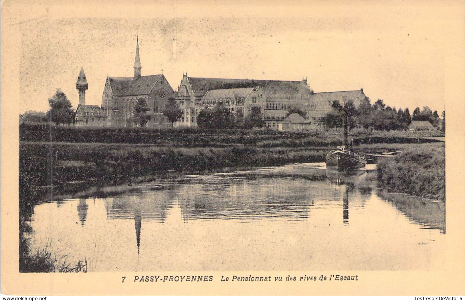 FRANCE - 74 - PASSY - Le Pensionnat Vu Des Rives De L'escaut - Edit Henri Georges - Carte Postale Ancienne - Passy