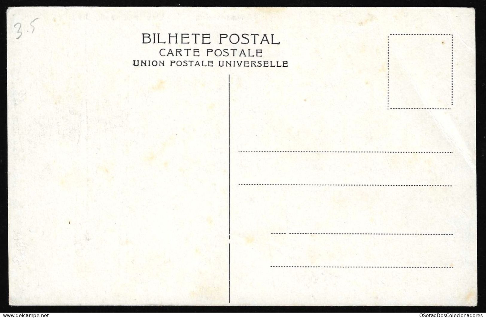 Postal Angola - Mossamedes - Um Trecho Da Avenida - CPA Animé - Angola