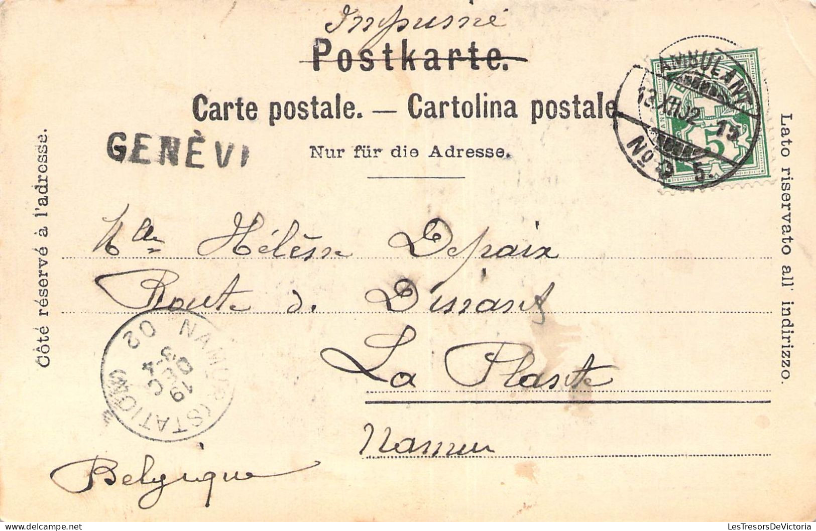 FRANCE - 74 - CHAMONIX  - Chamonix Et Le Brévent - Carte Postale Ancienne - Saint-Gervais-les-Bains