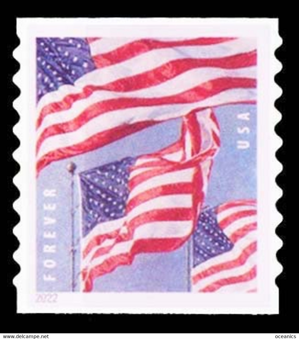 Etats-Unis / United States (Scott No.5656 - Flags) [**] Coil Perf. 11 - Neufs