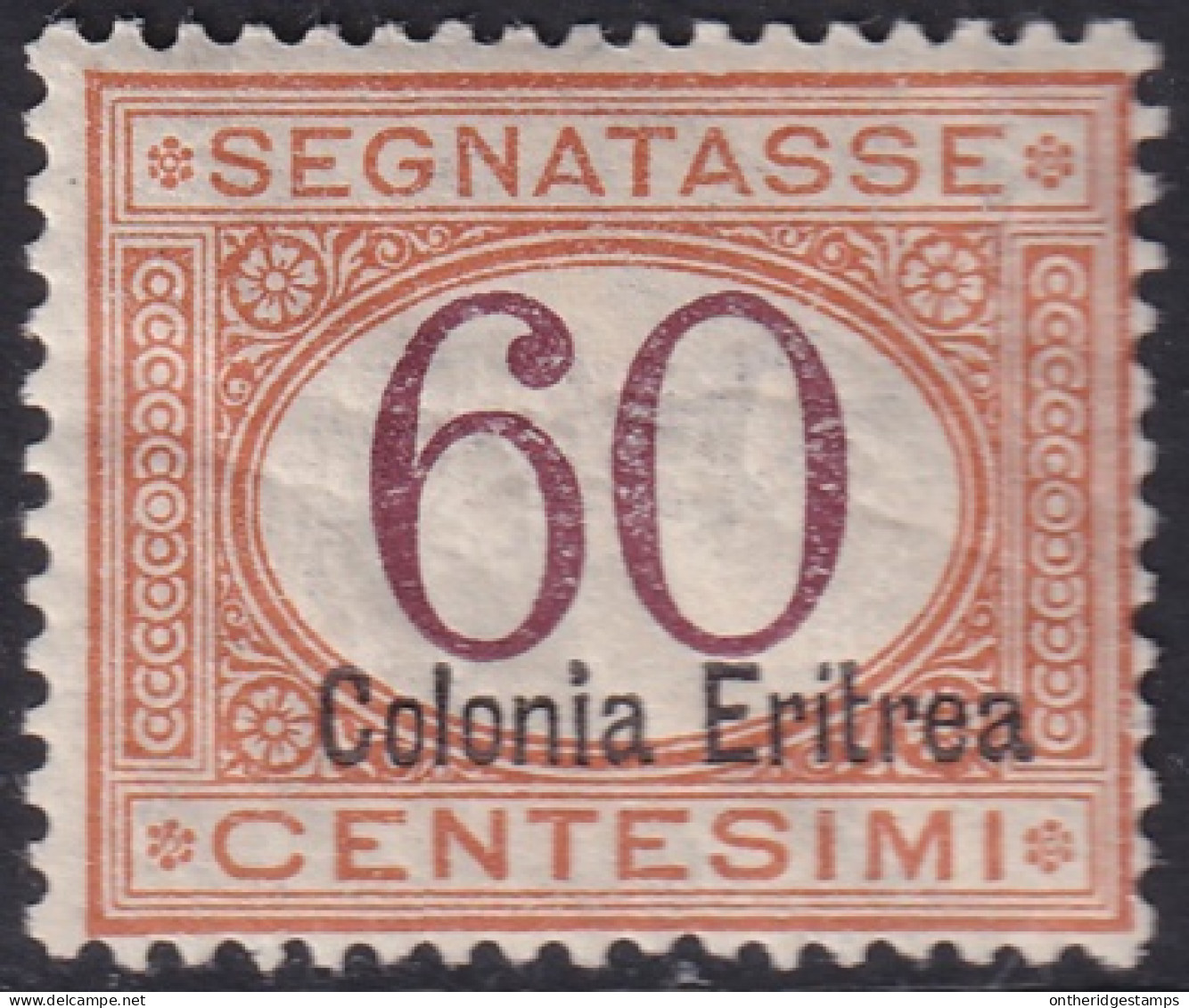 Eritrea 1927 Sc J14 Sa S25 Postage Due MH* Some Gum Crazing - Eritrée