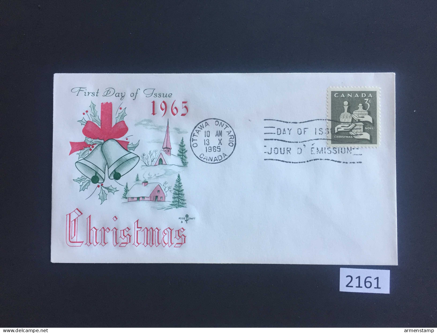 Canada 1965 FDC 3 Cents (2161) Free Shipping - Briefe U. Dokumente