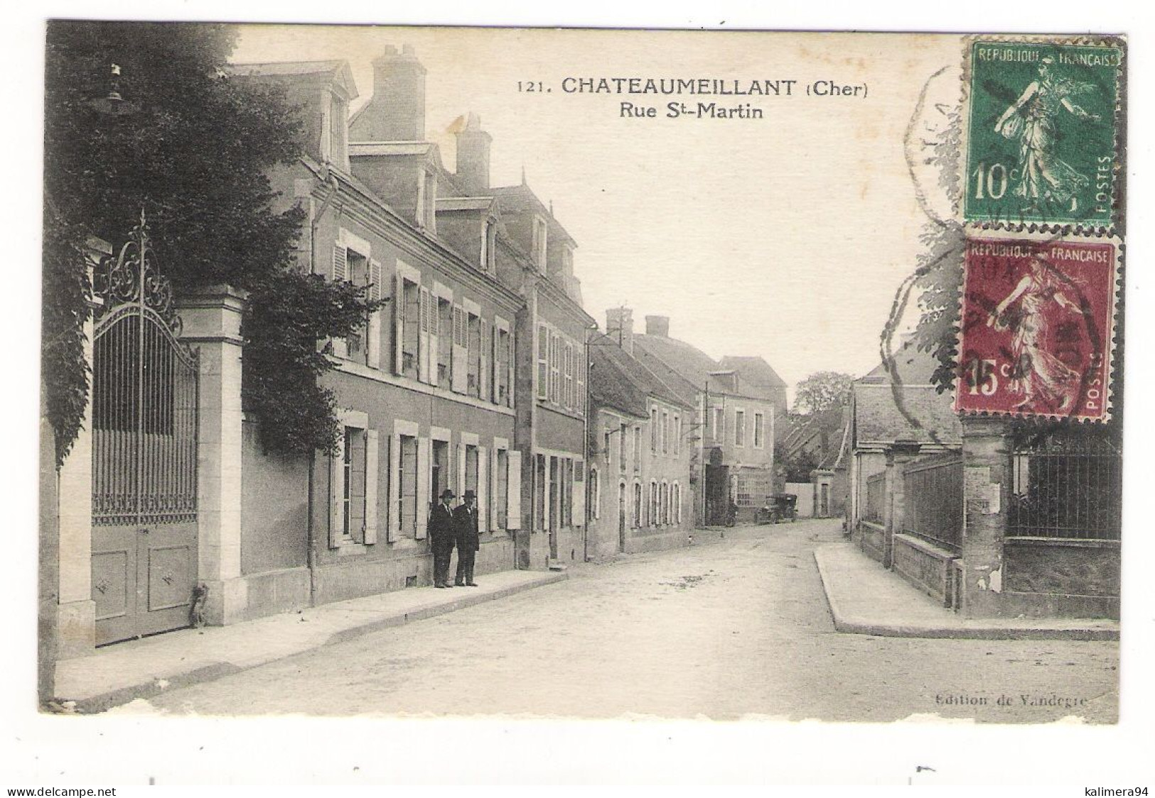 CHER  /  CHATEAUMEILLANT  /  RUE  SAINT-MARTIN - Châteaumeillant