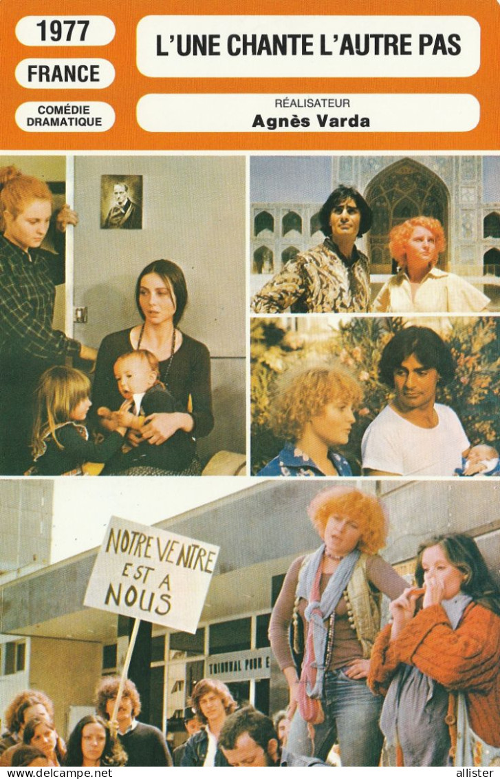 FICHE Cinéma 1977 : L'UNE CHANTE L'AUTRE PAS Avec Valérie MAIRESSE & Thérèse LIOTARD & Robert DADIES {S17-23} - Werbetrailer