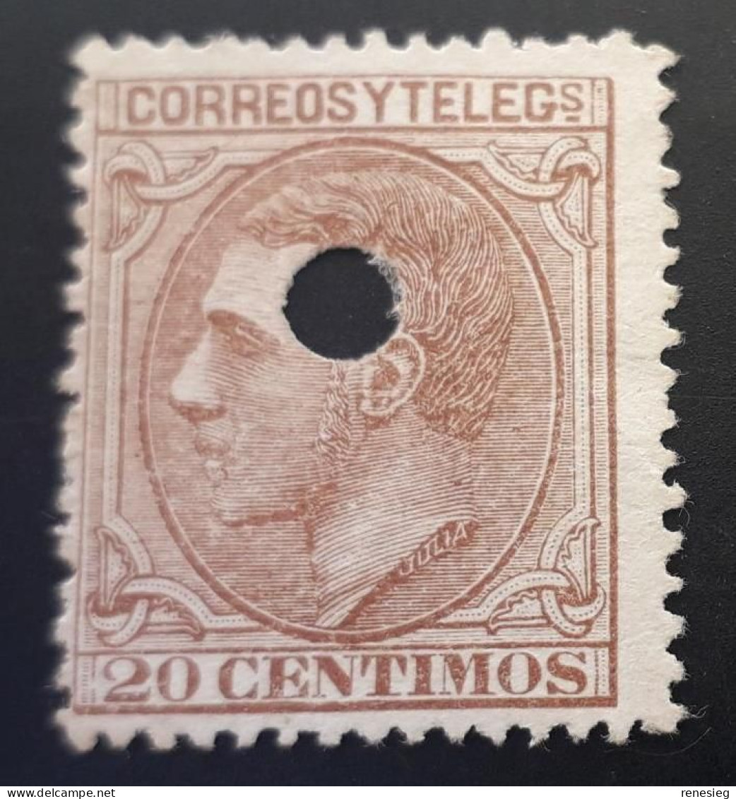 Spain Telegraph 1879, 20c, Yv 186, NSG - Nuovi
