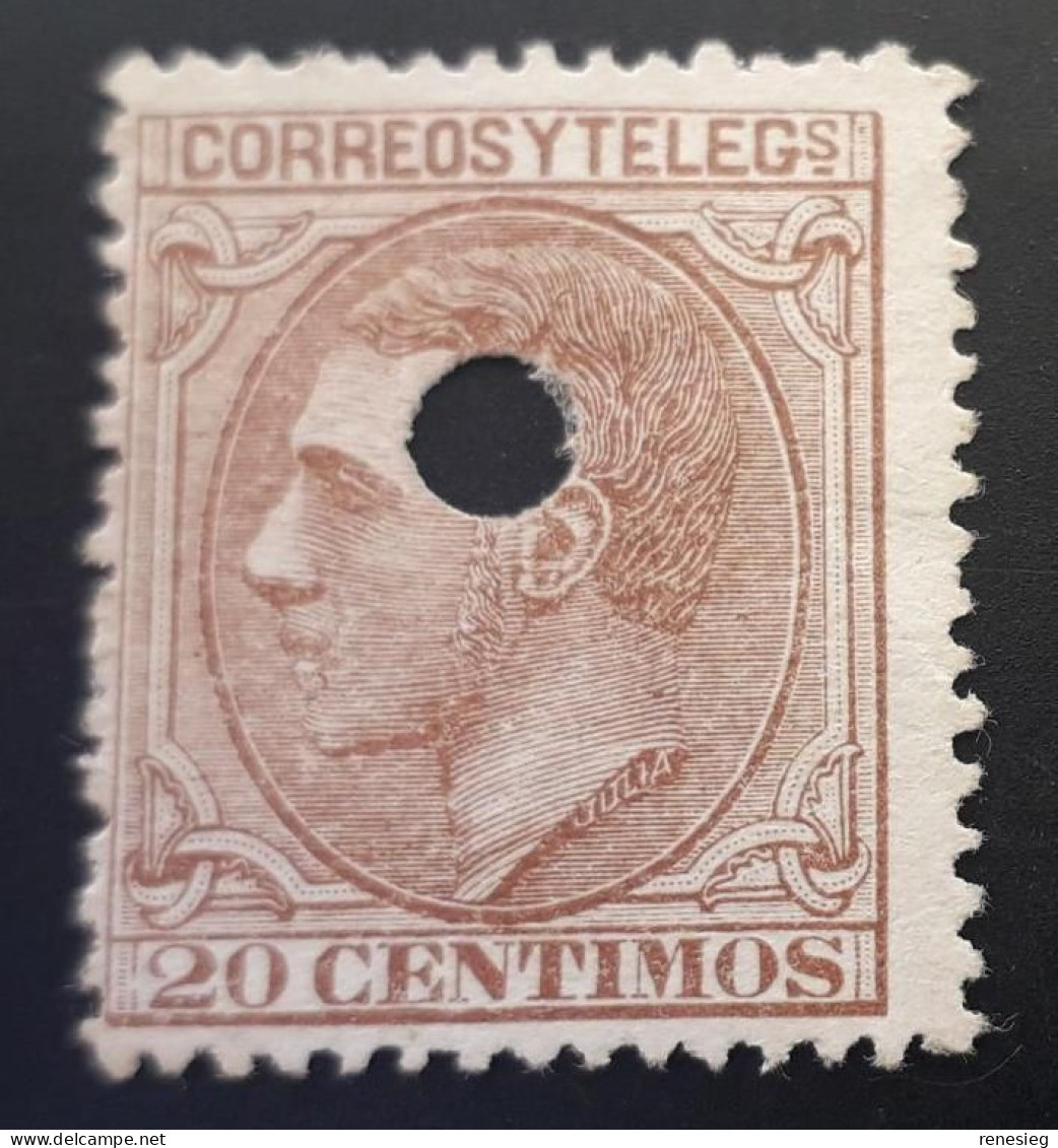 Spain Telegraph 1879, 20c, Yv 186, NSG - Unused Stamps