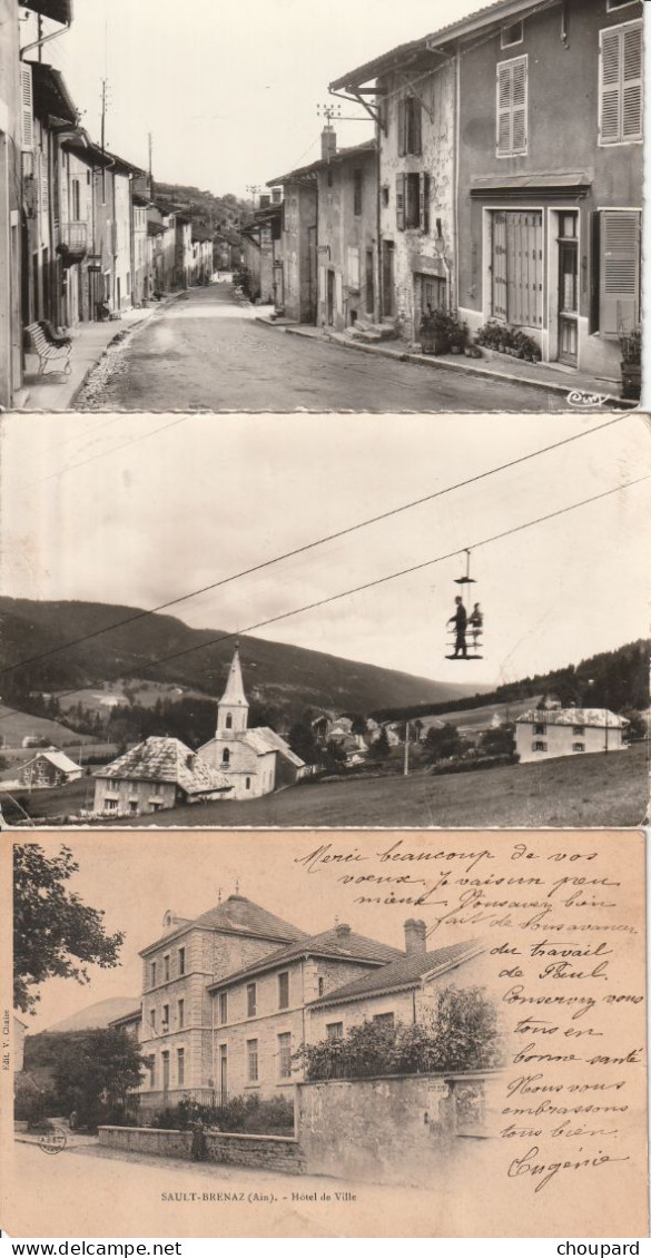 01 - Lot De 16 Cartes Postales Anciennes Plus 17 Cartes Postales Semi Modernes Du Département De L'AIN - Sin Clasificación