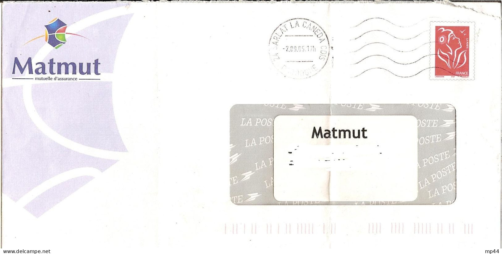 1J7 --- TSC MATMUT Lamouche 24 Sarlat - Prêts-à-poster:Stamped On Demand & Semi-official Overprinting (1995-...)