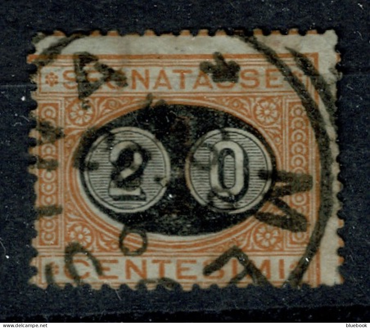 Ref 1609 - Italy 1890-91 - 20c On 2c Postage Due -  Good Used - Sassone 18 Cat  €40 - Taxe