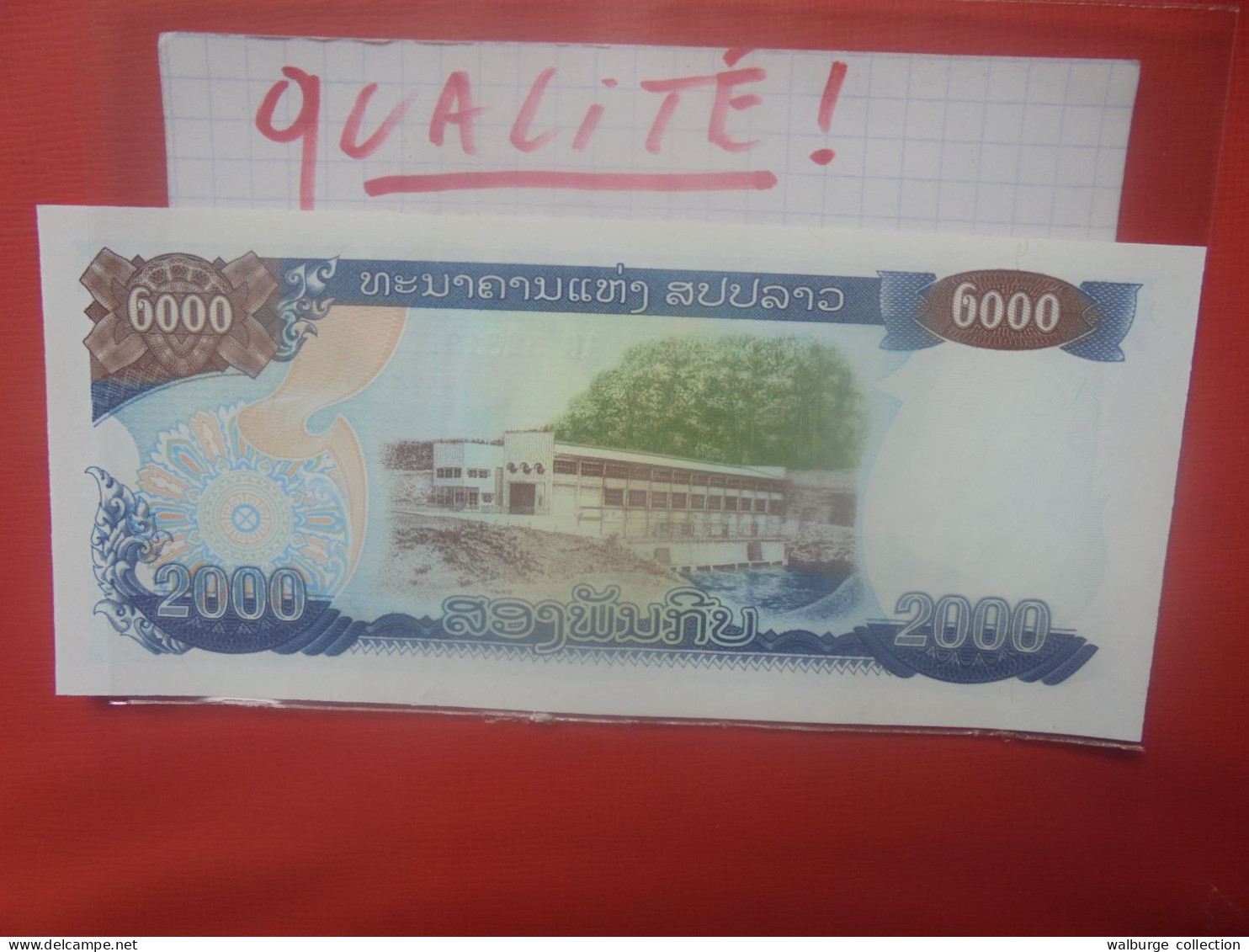 LAOS 2000 KIP 1997 Peu Circuler Belle Qualité (B.29) - Laos