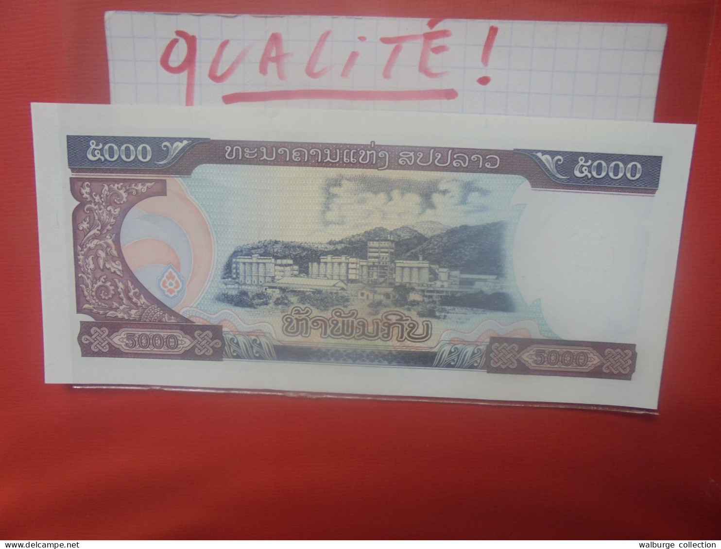 LAOS 5000 KIP 1997 Peu Circuler Belle Qualité (B.29) - Laos