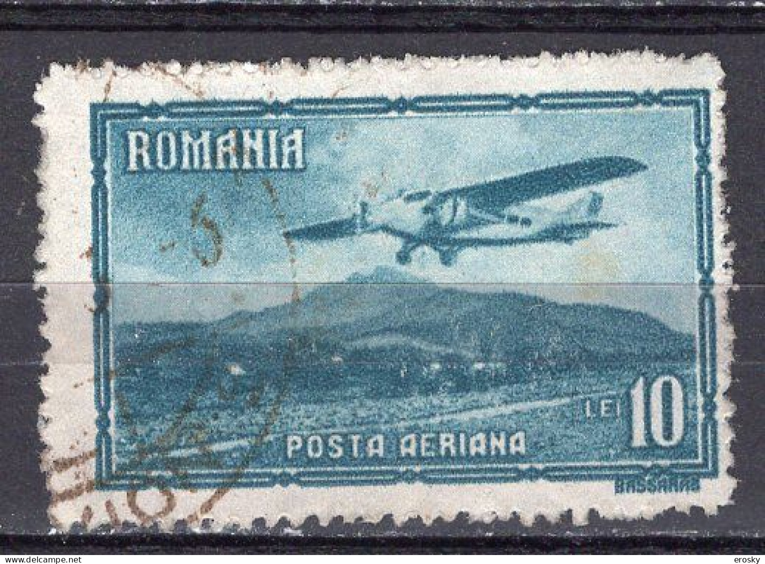 S2610 - ROMANIA ROUMANIE AERIENNE Yv N°17 - Gebruikt