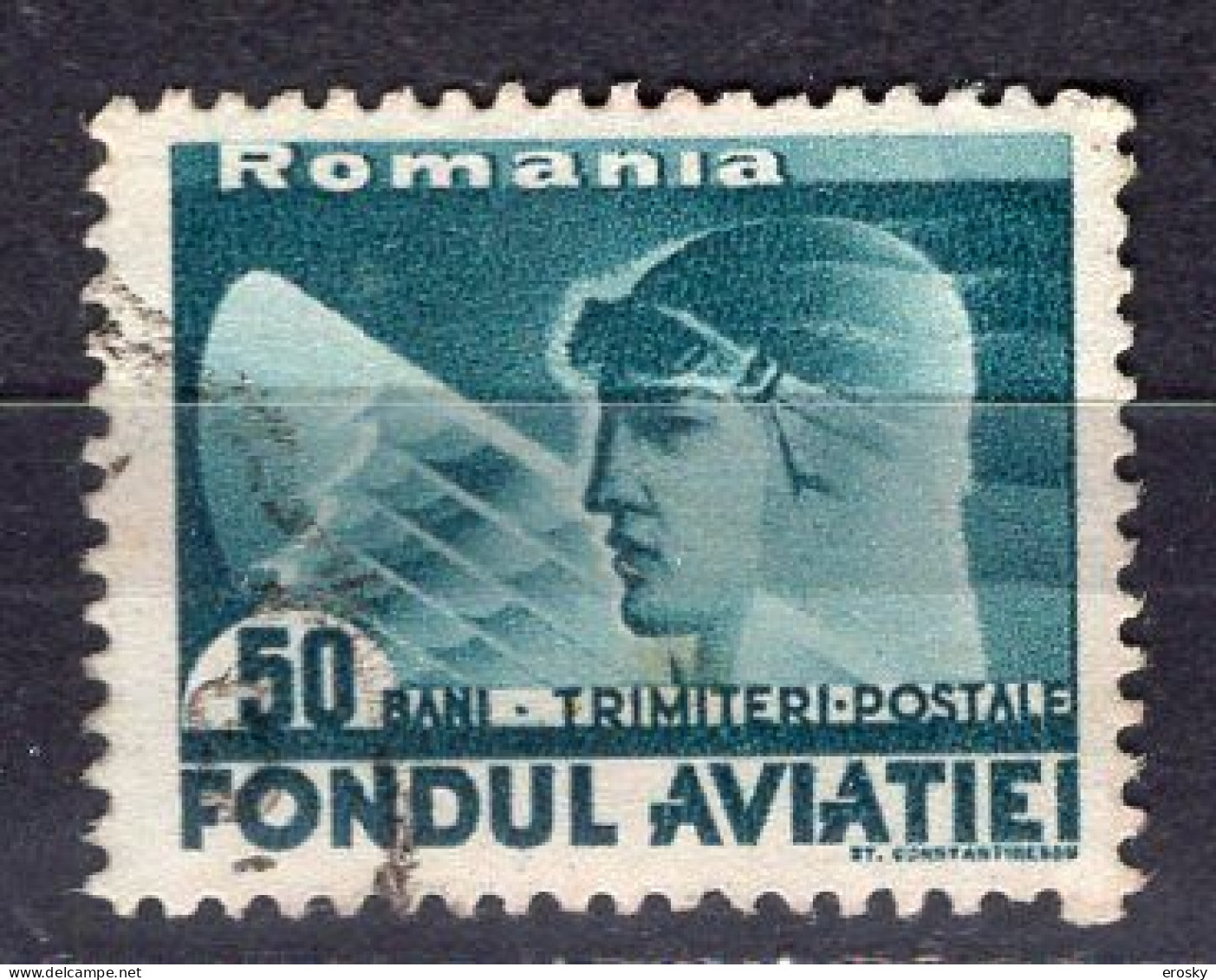 S2615 - ROMANIA ROUMANIE AERIENNE Yv N°25 - Usado