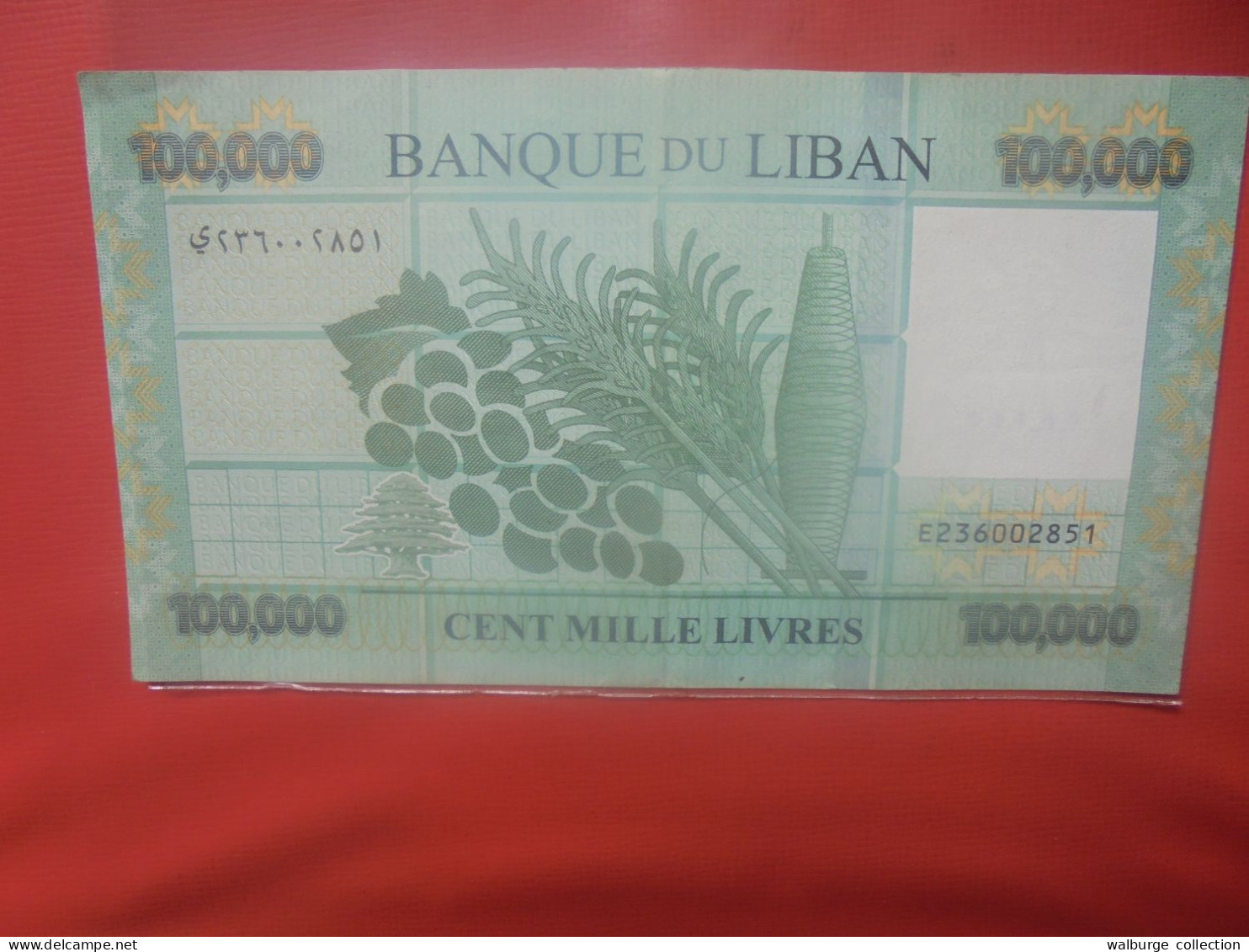 LIBAN 100.000 LIVRES 2004 Circuler (B.29) - Liban