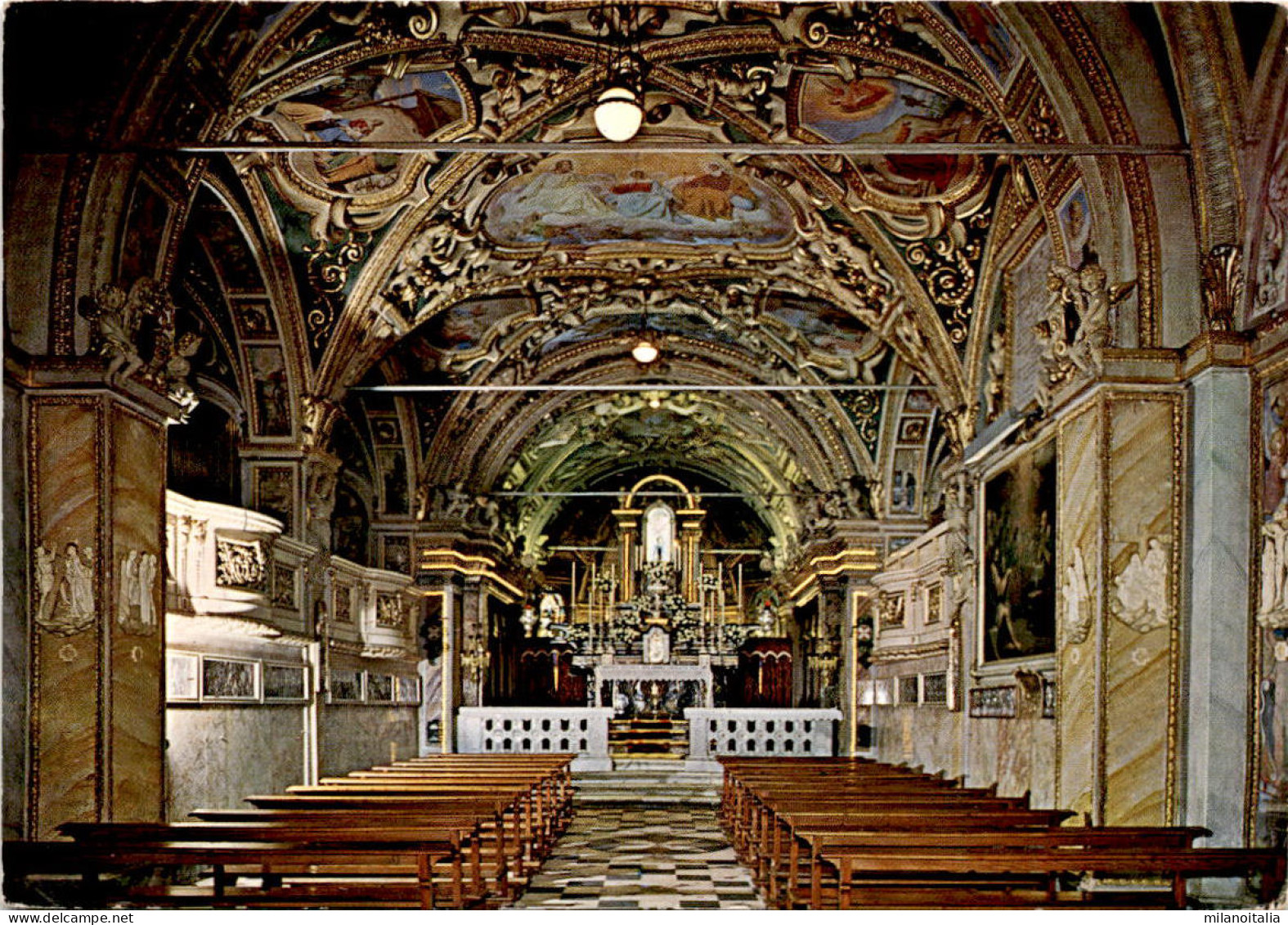 Madonna Del Sasso - Orselina-Locarno - Basilica Santuario - Interno (6227) * 6. 2. 1982 - Orselina