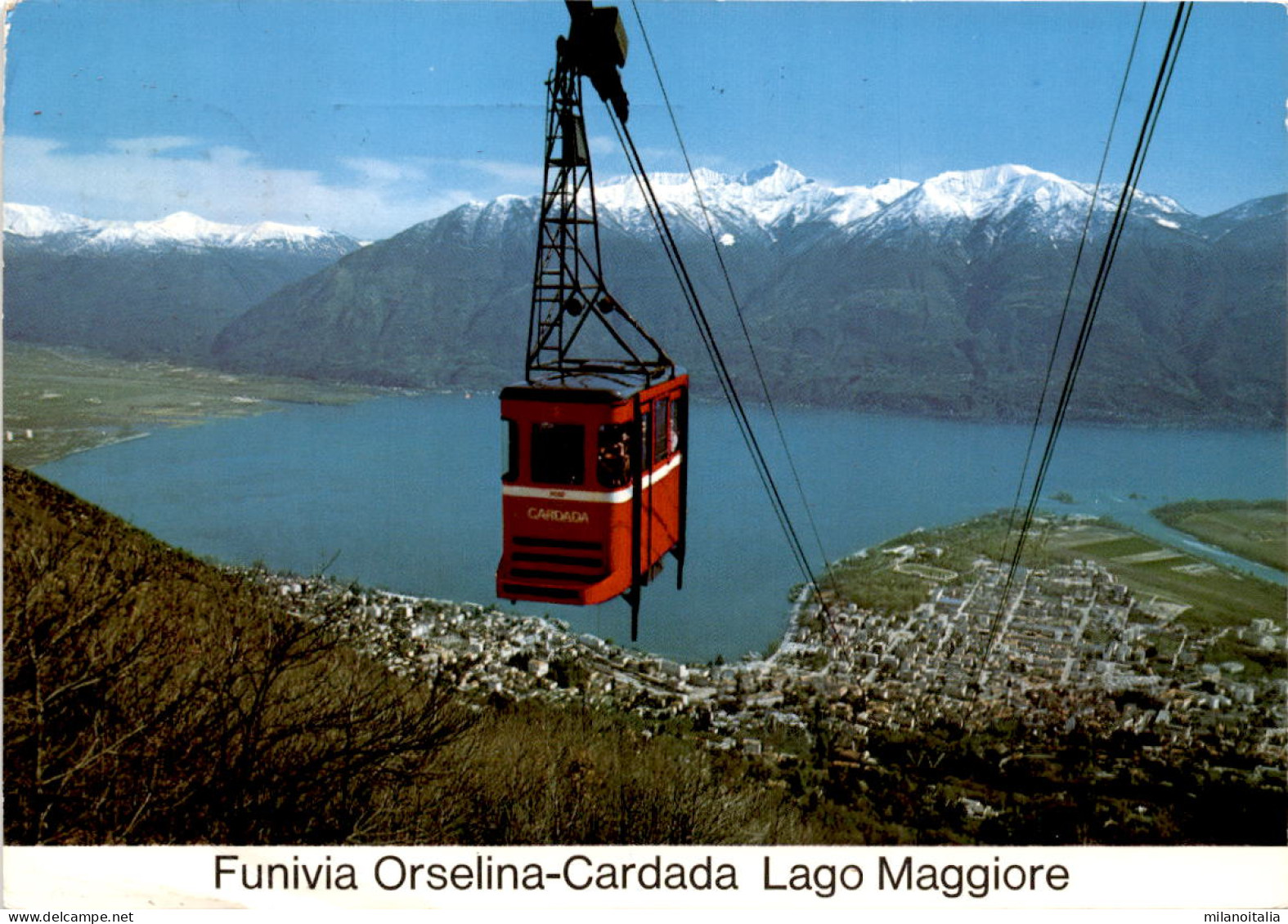 Funivia Orselina-Cardada Lago Maggiore (8412) * 8. 10. 1973 - Orselina
