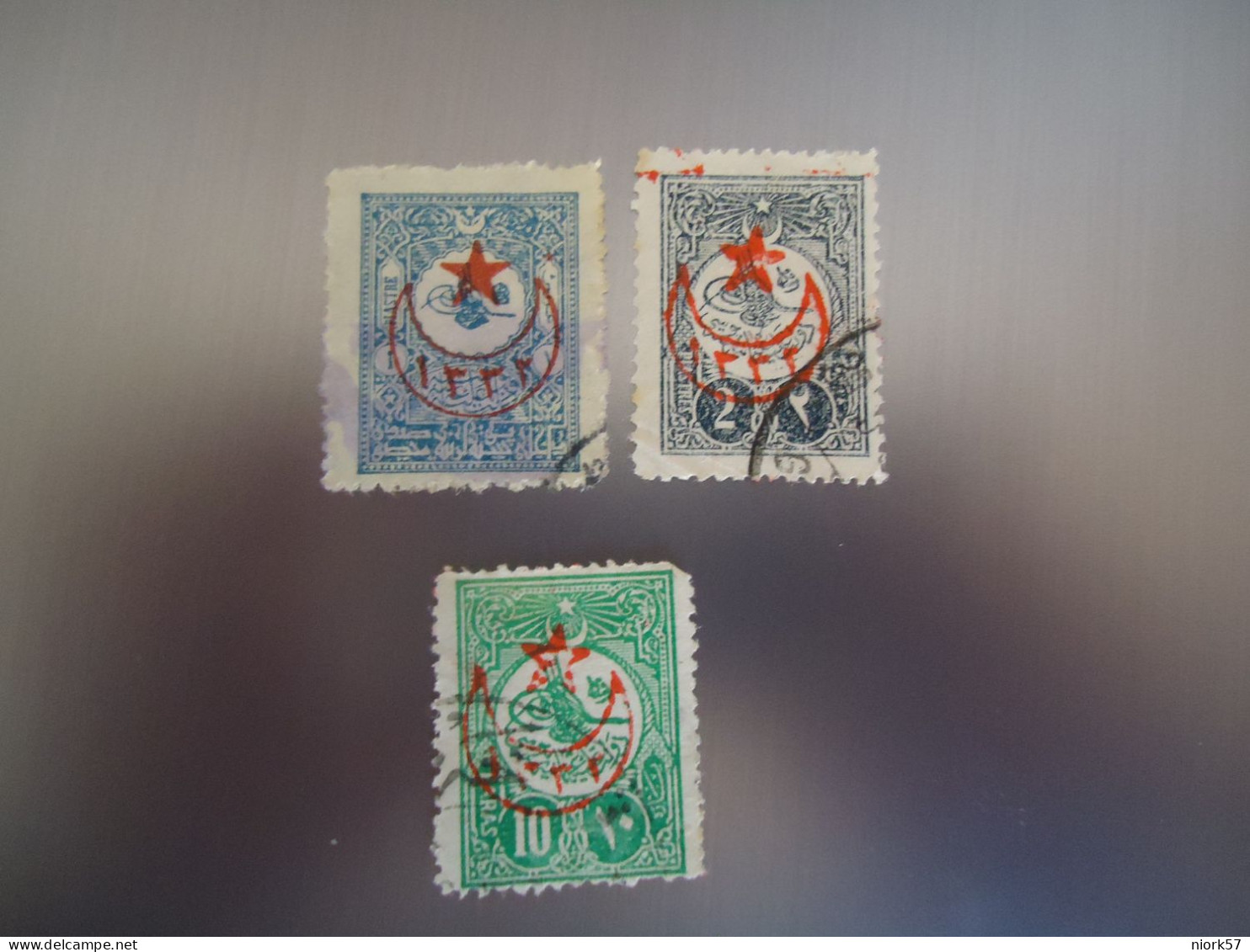 TURKEY   OTTOMAN USED   STAMPS   3  1915 OVERPRINT - Other & Unclassified