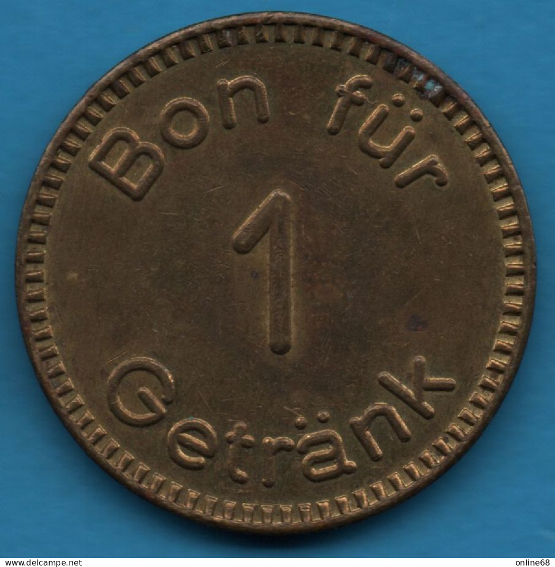 SWITZERLAND SUISSE JETON SBB CFF Bon Für 1 Getränk TOKEN - Firma's