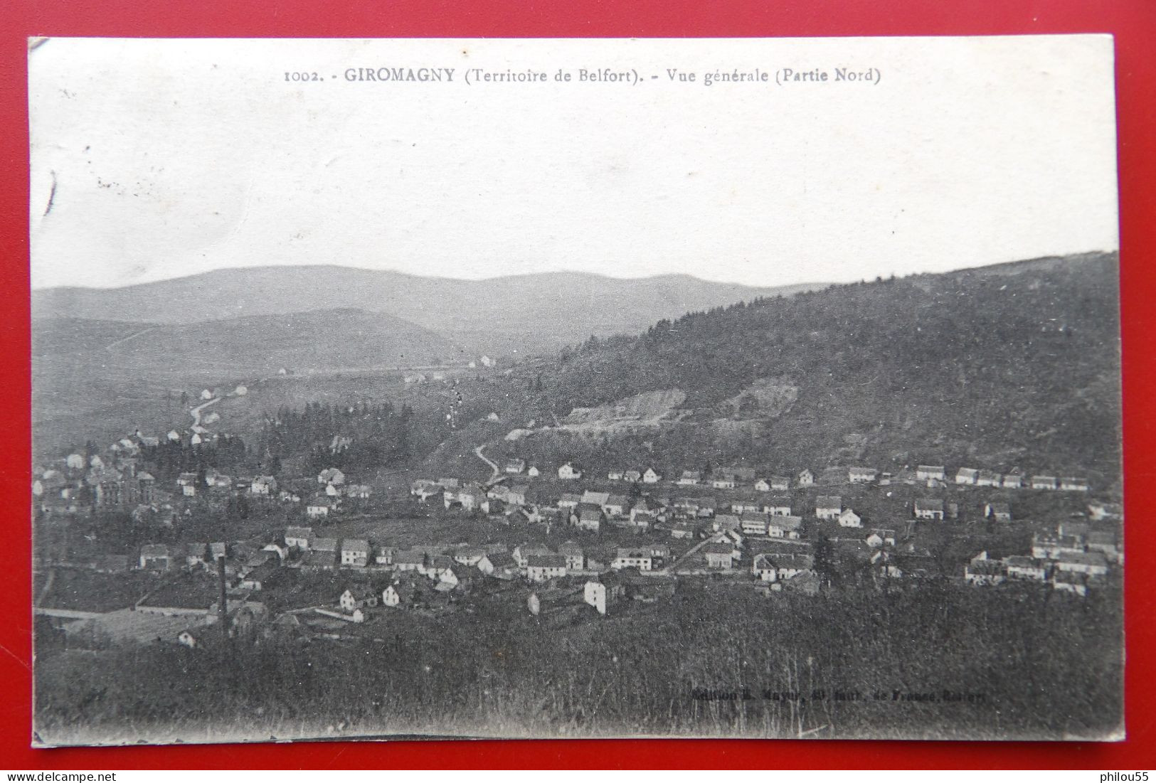 Cpa 90 GIROMAGNY Vue Generale Partie Nord - Giromagny