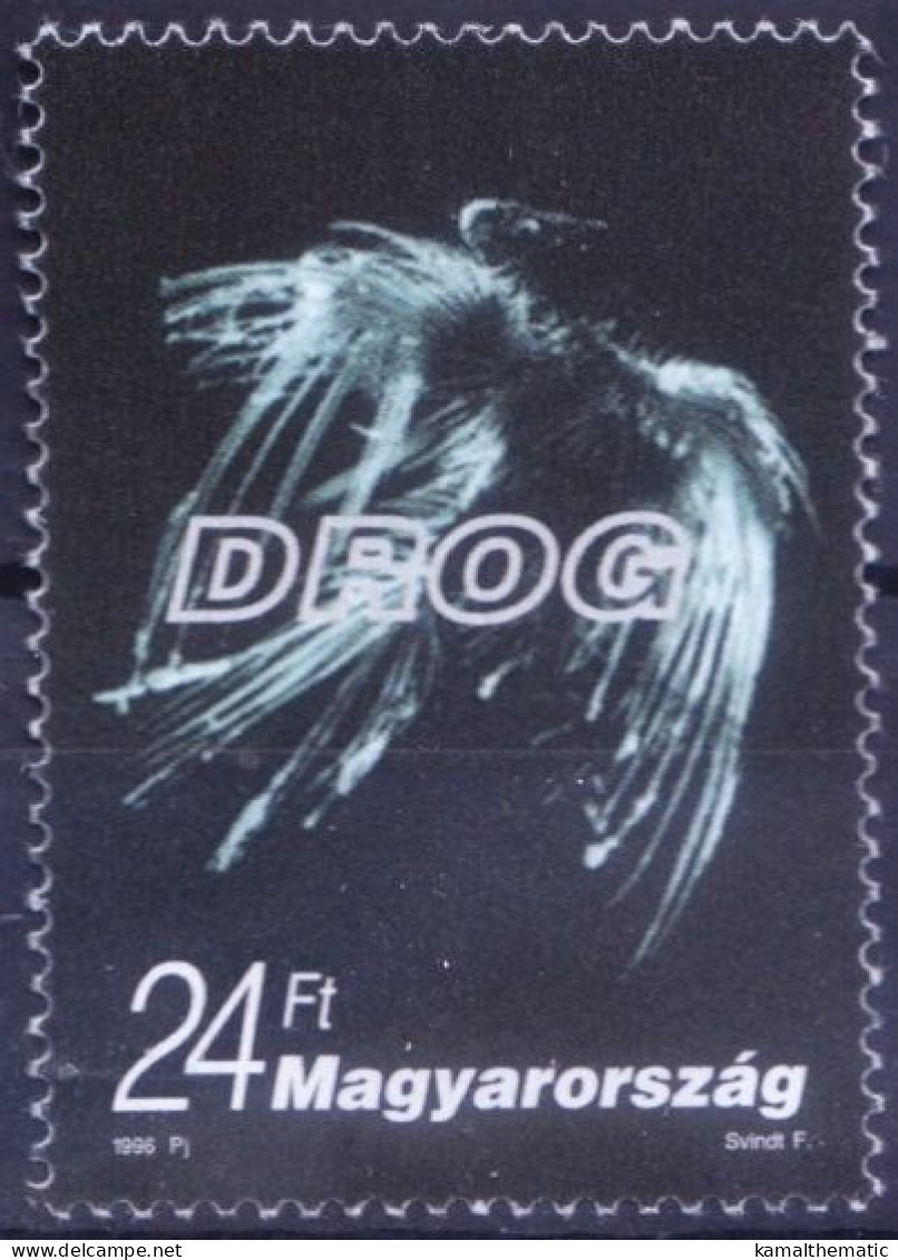 Hungary 1996 MNH, Anti Drug Day, Health - Droga