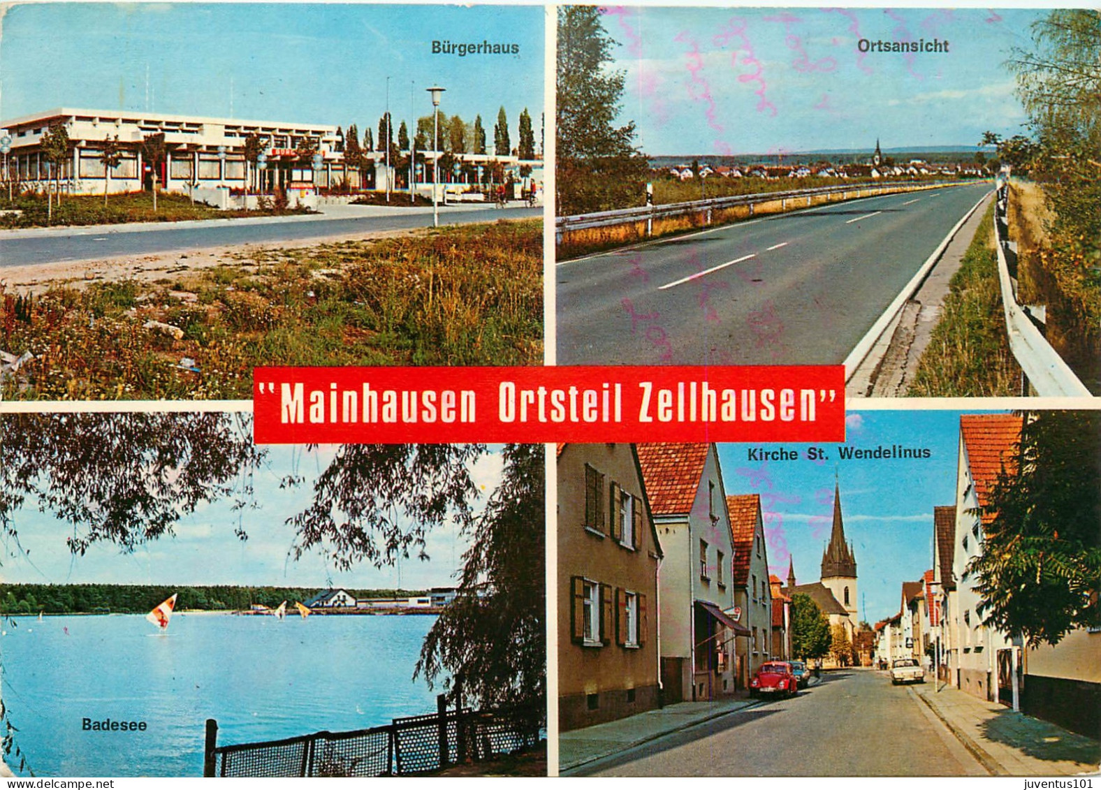 CPSM Mainhausen-Ortsteil Zellhausen-Multivues       L2207 - Main - Kinzig Kreis