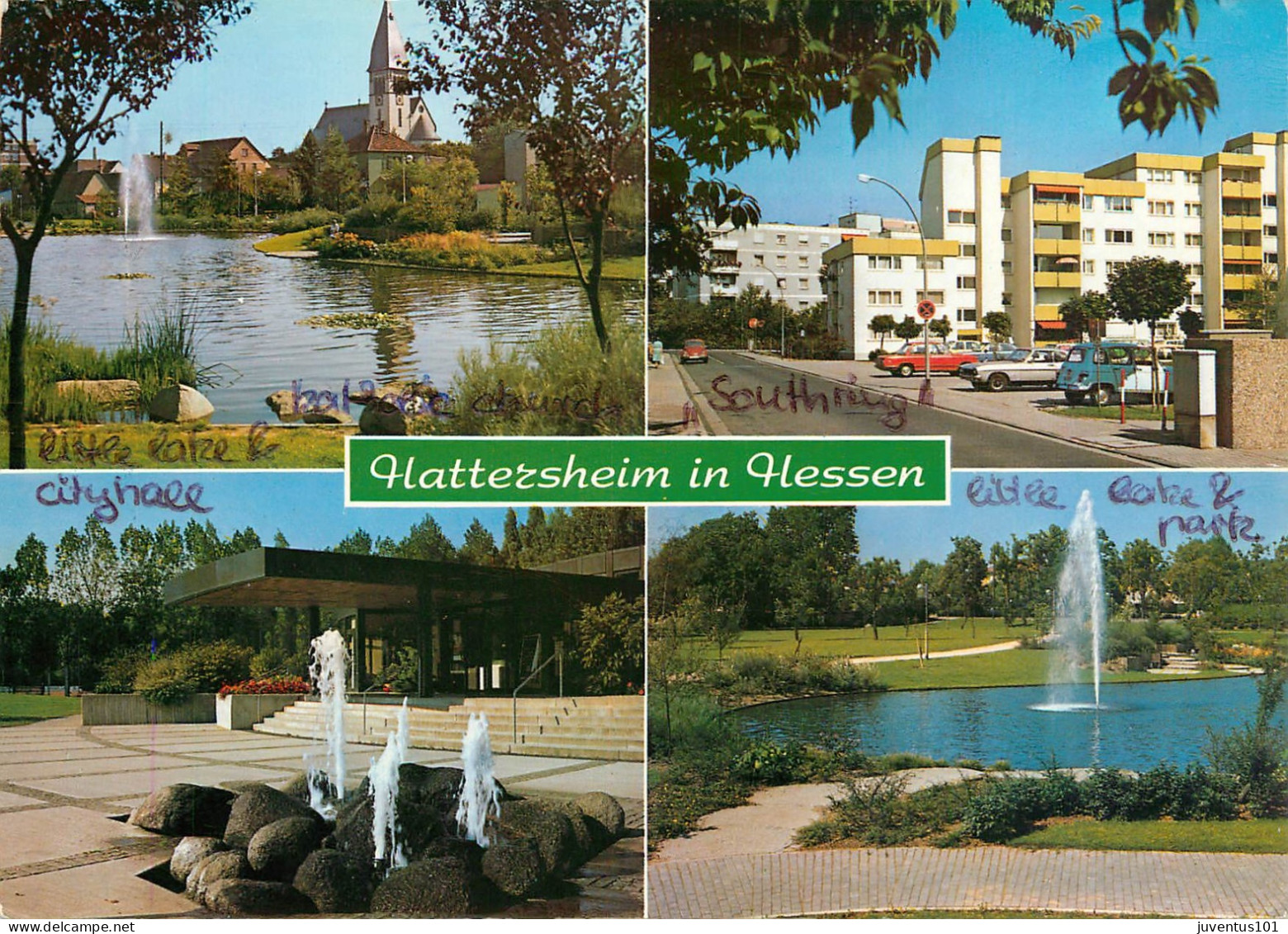 CPSM Hattersheim-Multivues-Timbre       L2207 - Hattersheim
