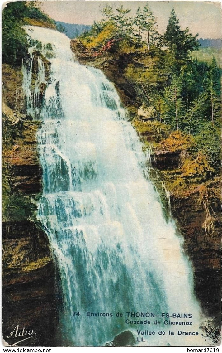 74  Chevenoz  -  Cascade De Chevenoz - Environs De Thonon Les Bains - Chevenoz