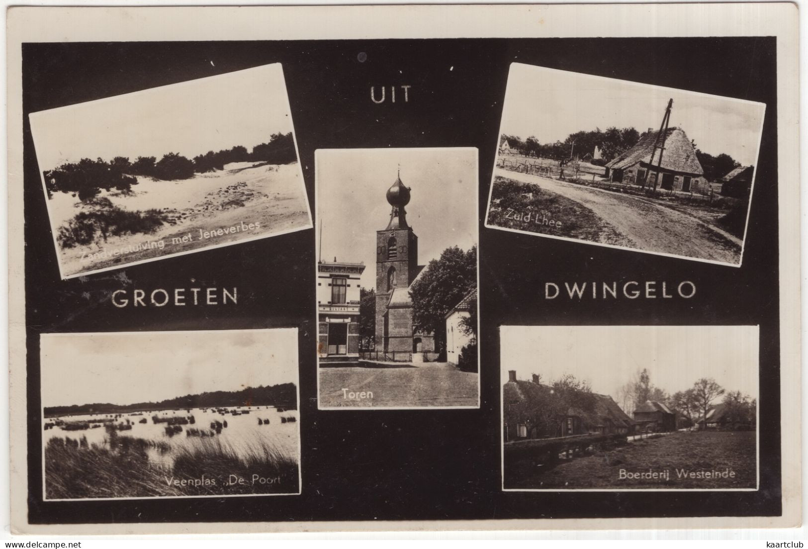 Groeten Uit Dwingelo - (Drenthe, Nederland/Holland)  - 1951 - Dwingeloo