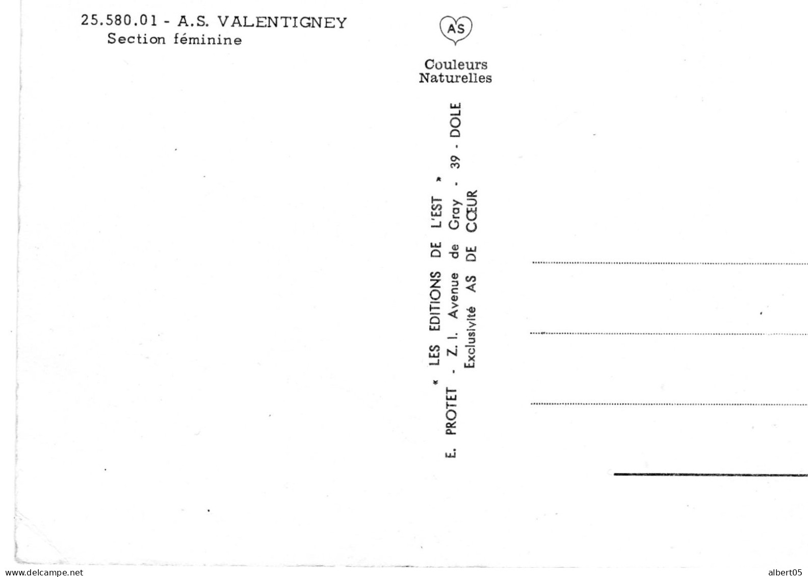 25 - Valentigney - A.S. Valentigney - Section Féminine - Valentigney