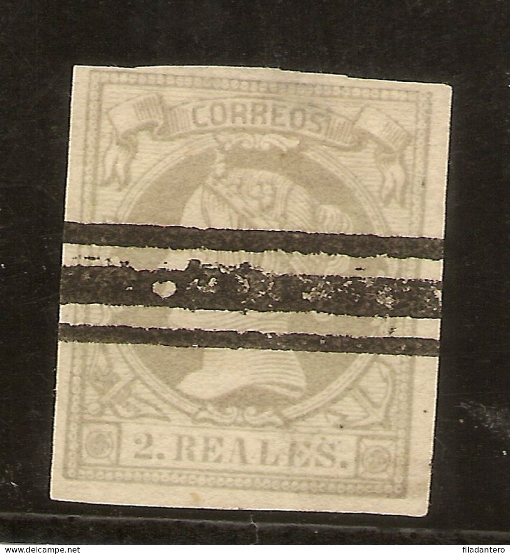 ESPAÑA Edifil Especializado 56s (º) 2 Reales Lila Isabel II 1860/61 NL573 - Used Stamps