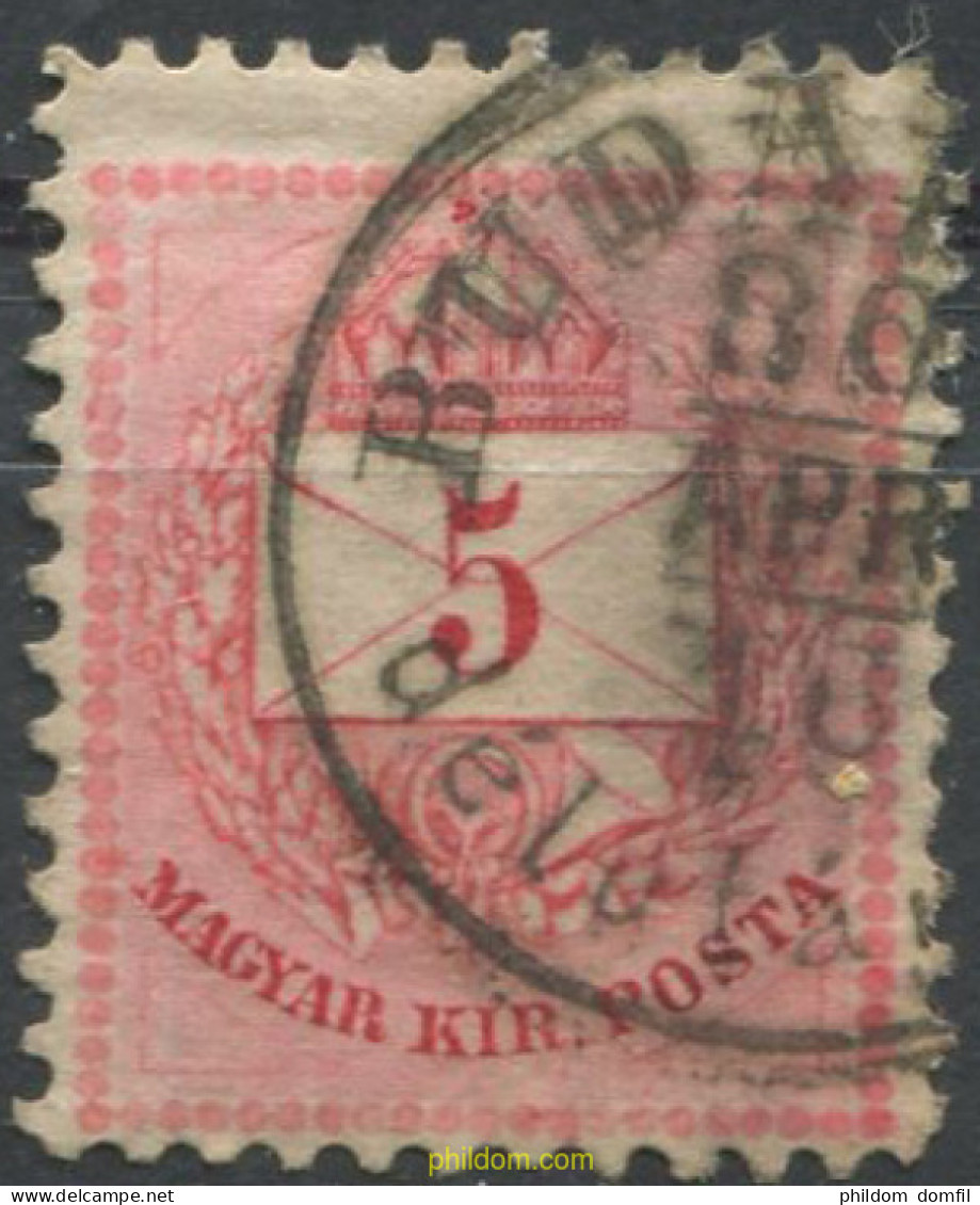 700953 USED HUNGRIA 1874 CIFRA - Neufs