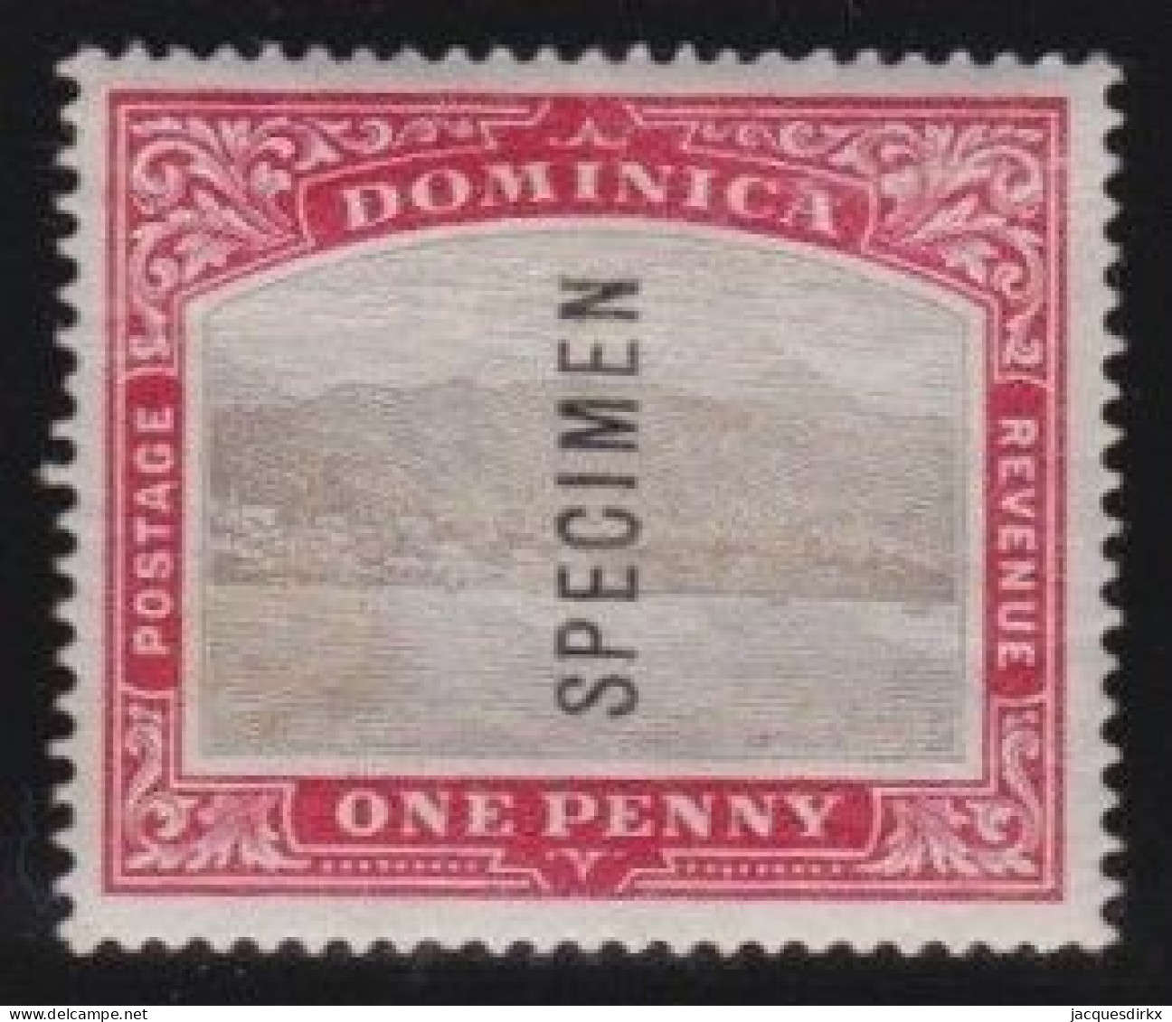 Dominica     .   SG    .  28  .  Specimen    .    *     .   Mint-hinged - Dominique (...-1978)