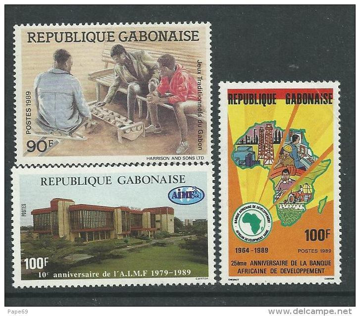 Gabon N° 666 / 68  XX  Les 3 Valeurs Sans Charnière, TB - Gabon (1960-...)