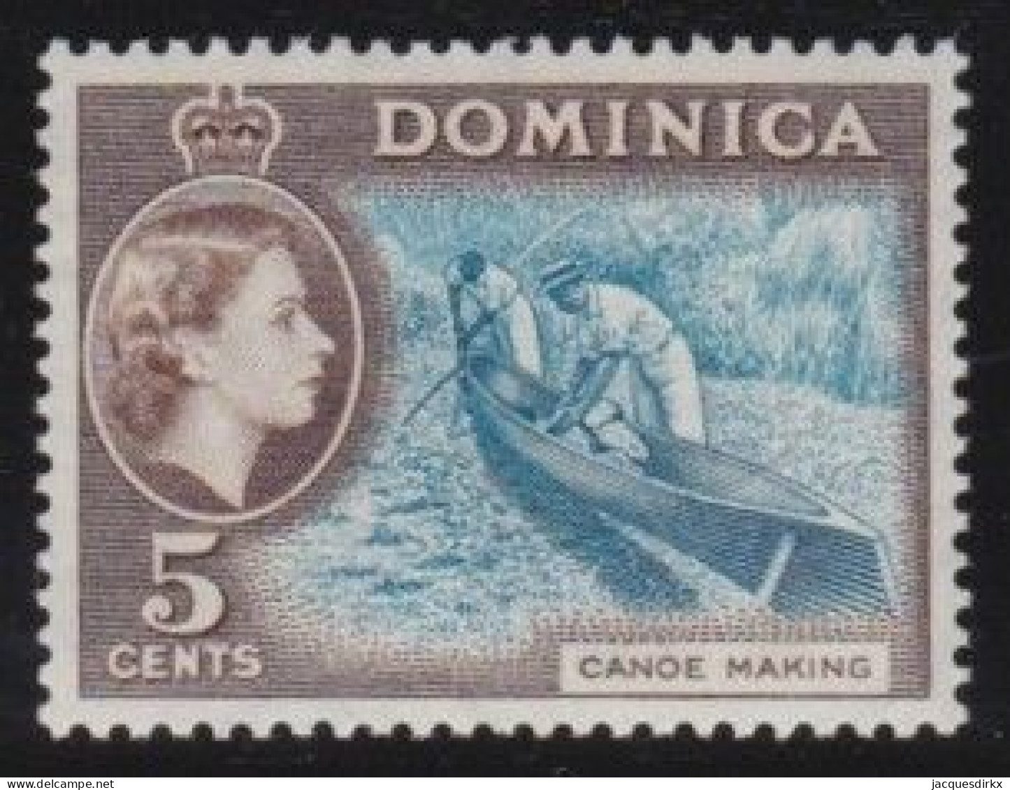 Dominica     .   SG    .  147    .    *     .   Mint-hinged - Dominica (...-1978)